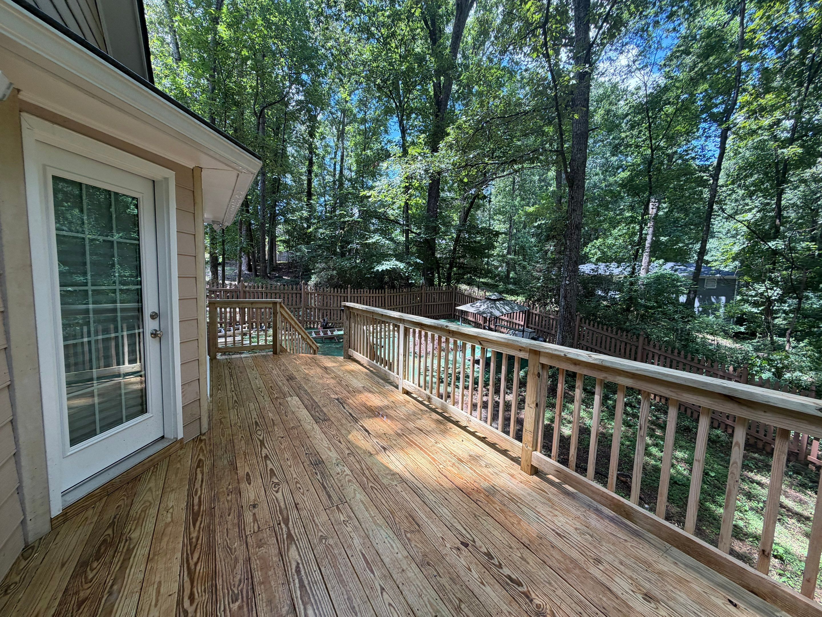 Marietta Deck Replacement with Pressure-Treated Wood and New Stairs by Swift Home Renovations