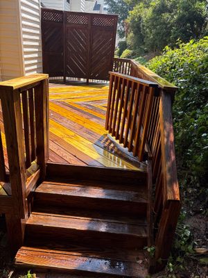 Deck using Wood Sealant