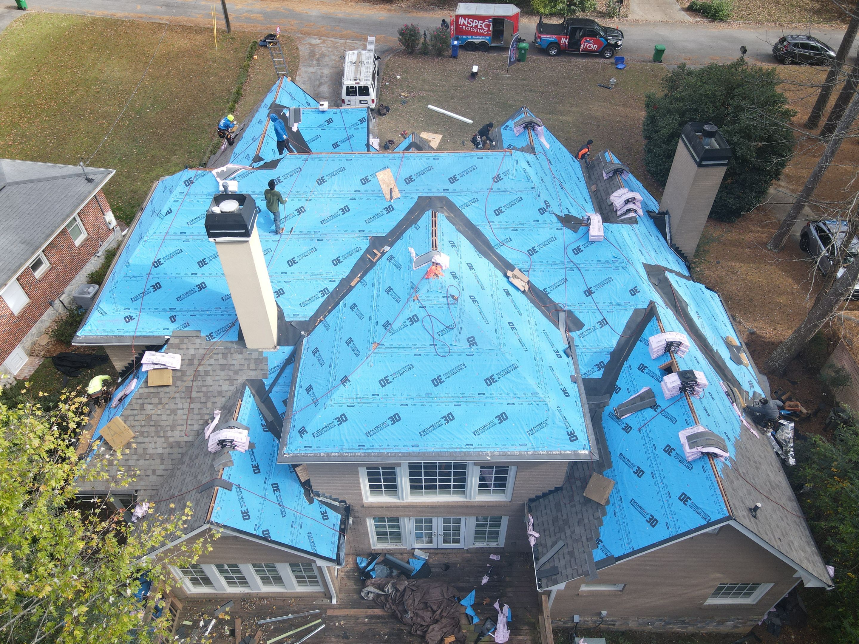 Residential Roofing Installation using Owens Corning by Inspector Roofing and Restoration