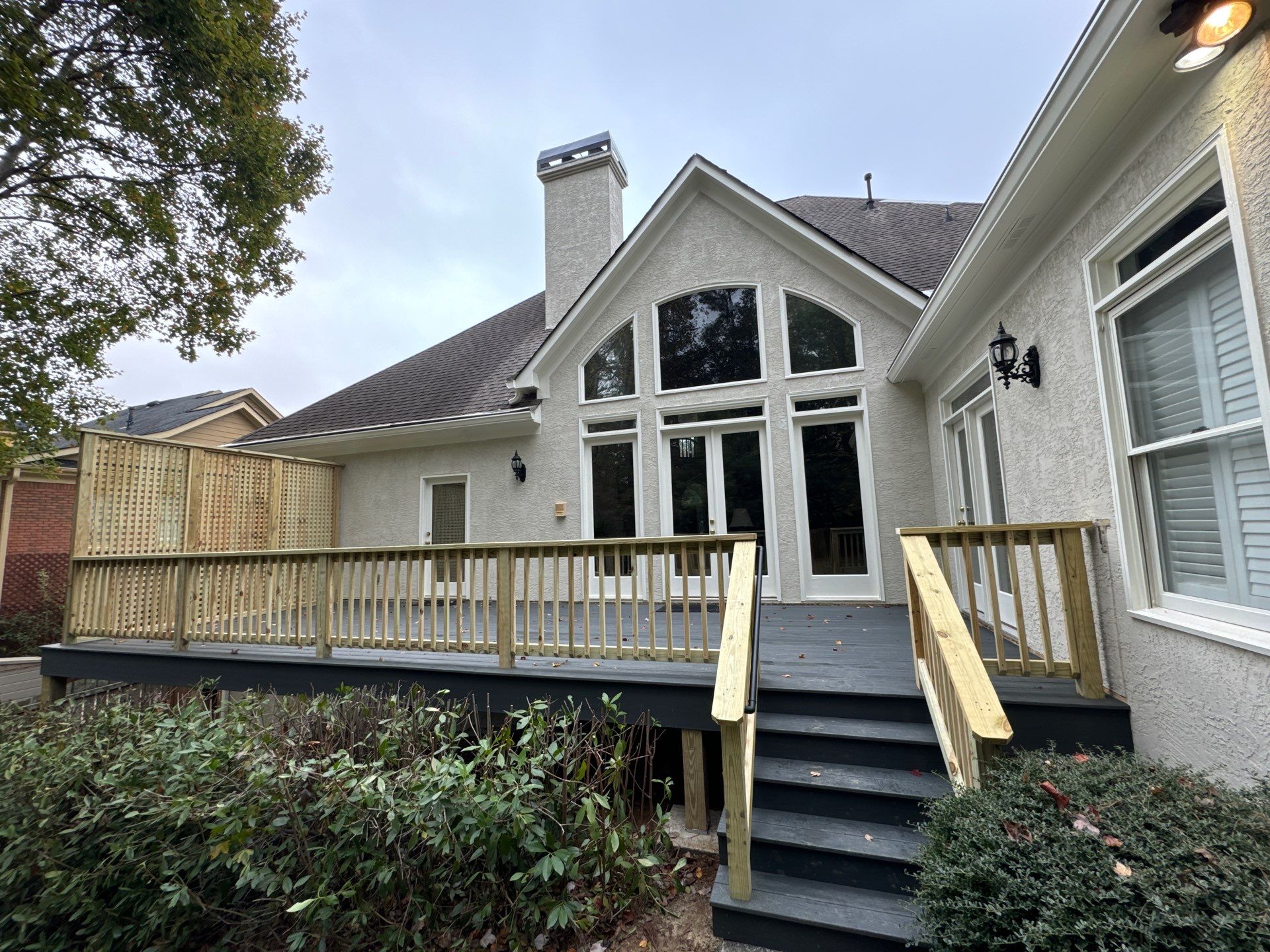 Composite Deck Renovation and Privacy Screen Installation in Marietta by Swift Home Renovations