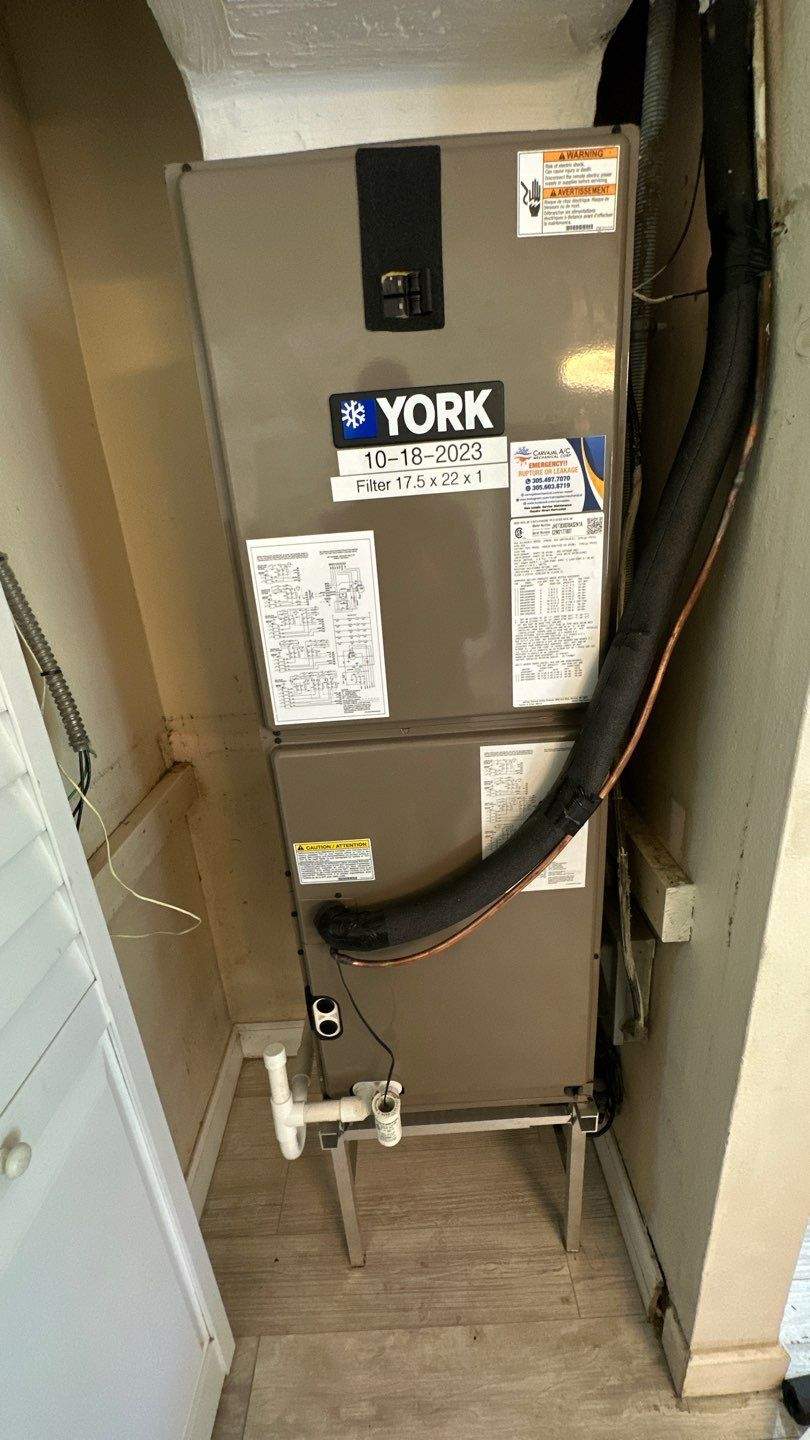 SOME REPLACEMENTS by CARVAJAL A/C MECHANICAL CORP