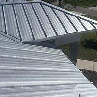 24ga 1.5" Mechanical Seam Mill Finish by Total Roofing System The Metal Roof Experts