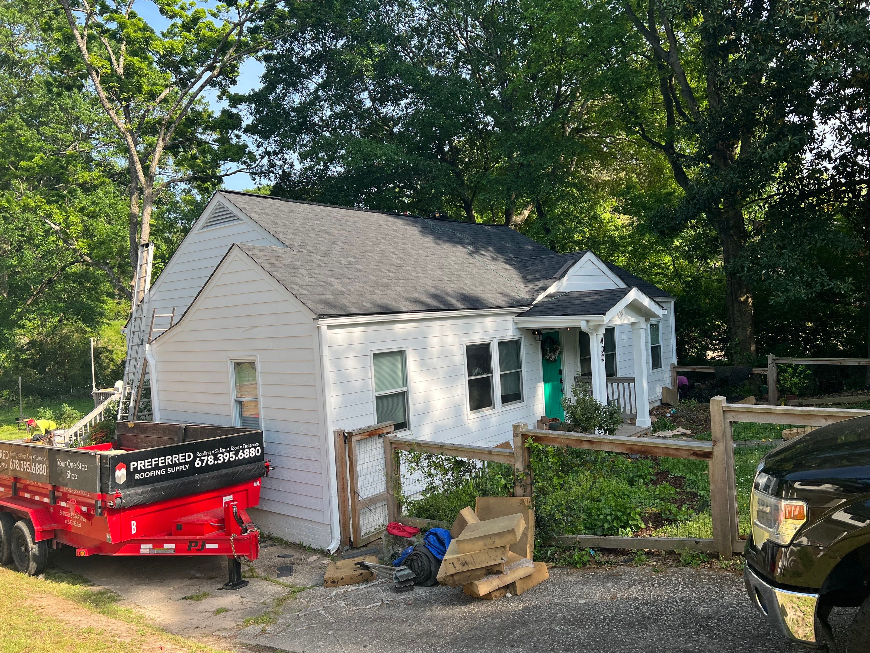 Roof Replaced and interior repaired by Nailed It Roofing & Remodeling LLC