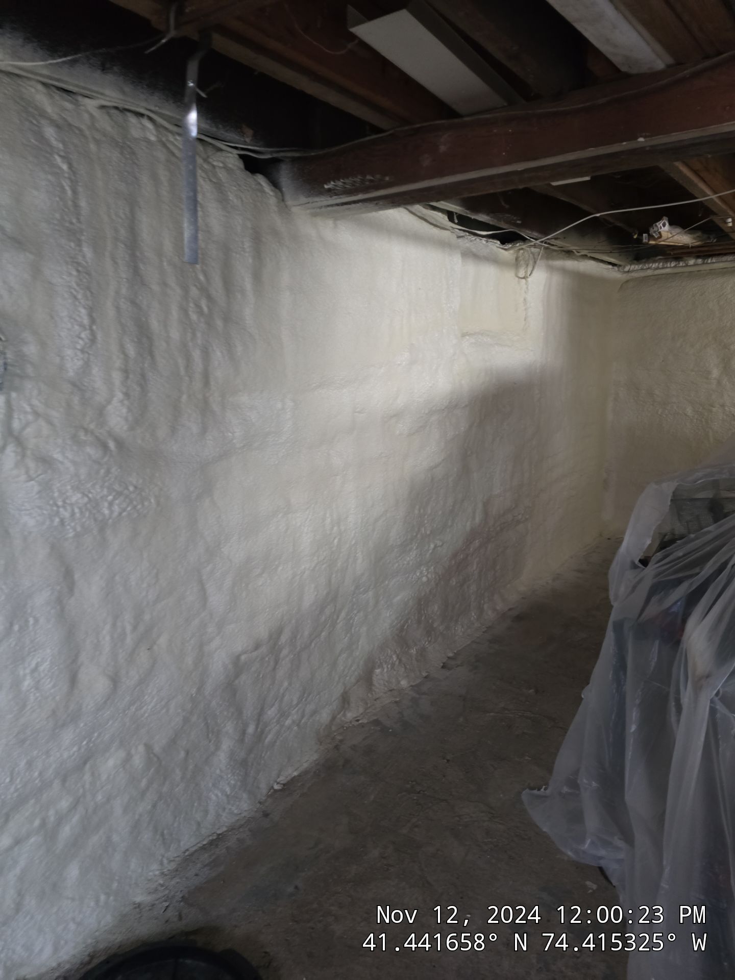 Attic Insulation using open cell spray foam by NYS Foam & Energy
