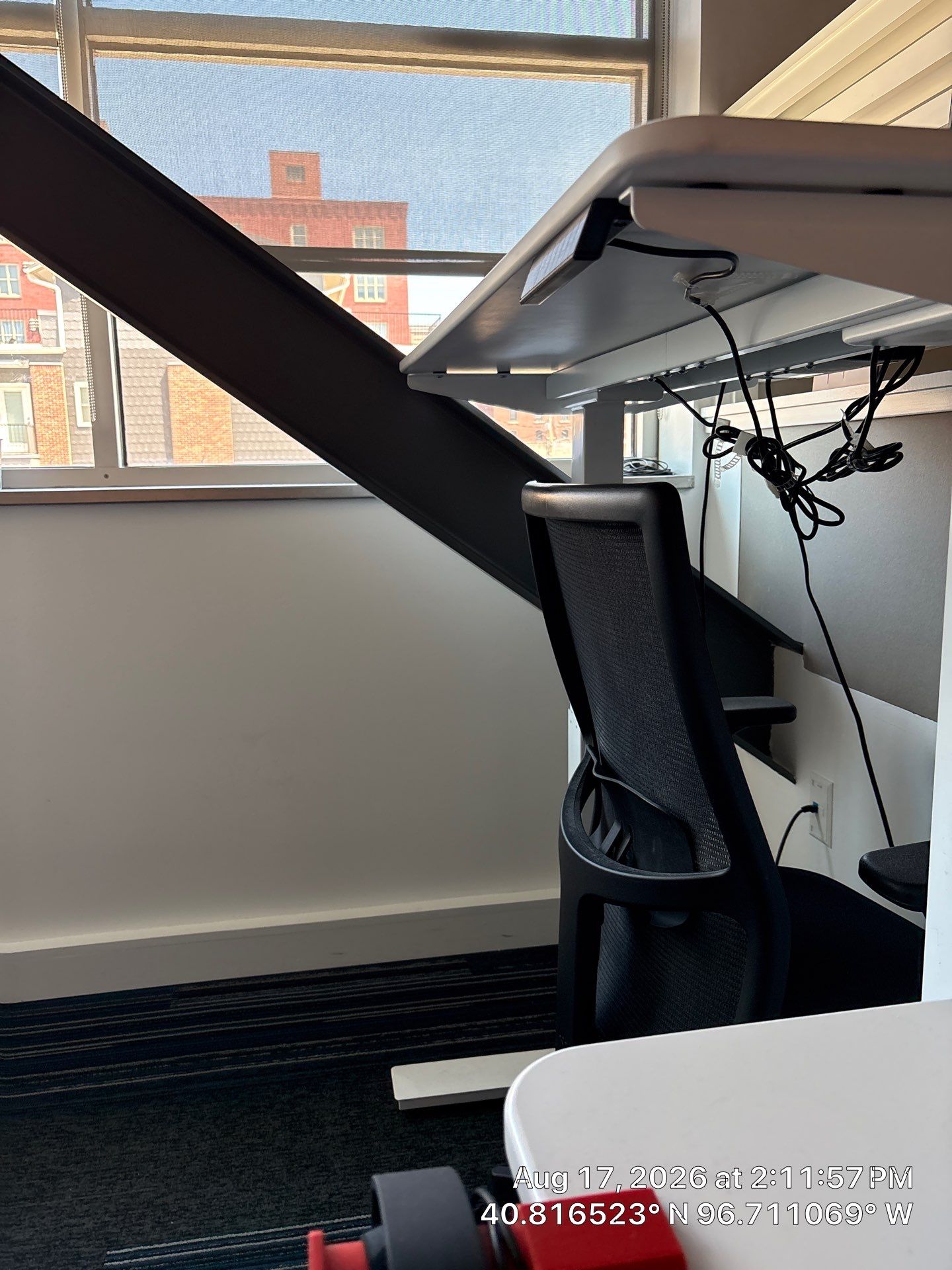 Modern Lincoln Office Remodel with Integrated Cable Management by CompanyCam Sales Demo