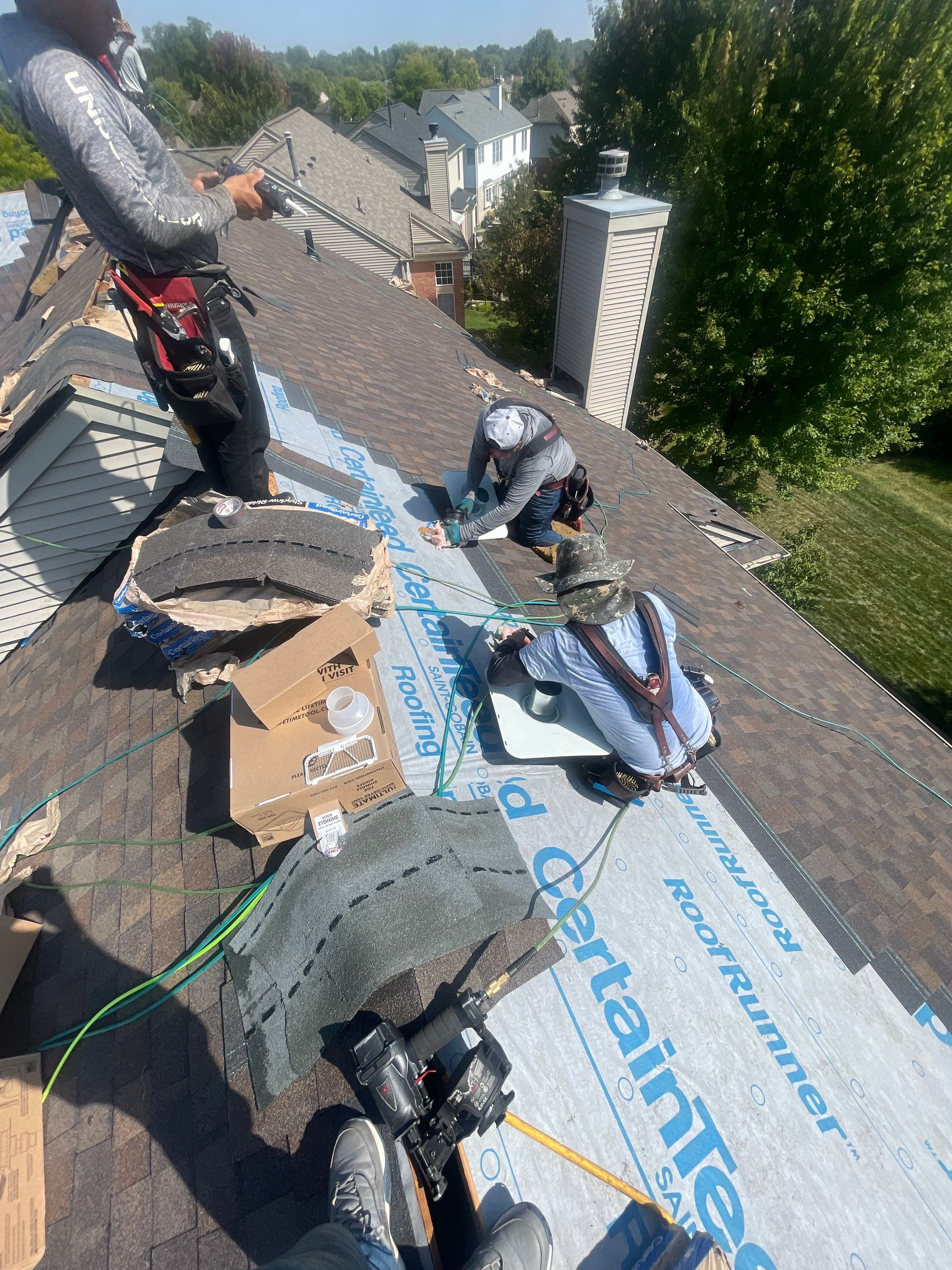 Roof Replacement using CertainTeed Landmark Pro by 180 Contractors