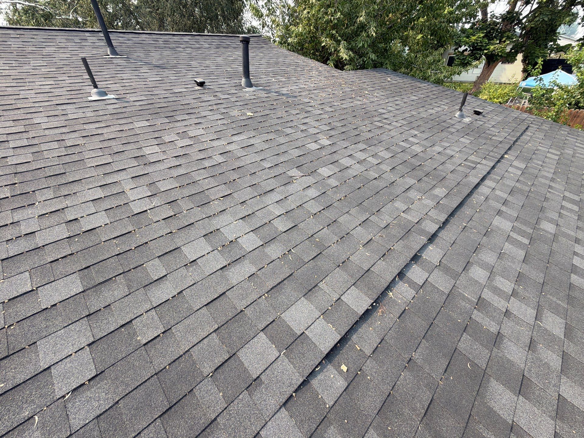 Parma Residential Roof Replacement with Gray Architectural Shingles by Olive Roofing