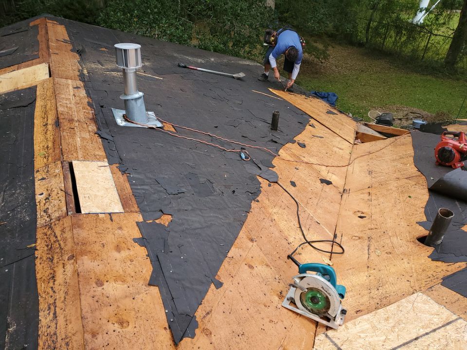 Residential Roofing Installation using Roof Replacement by American Roofing & Construction LLC