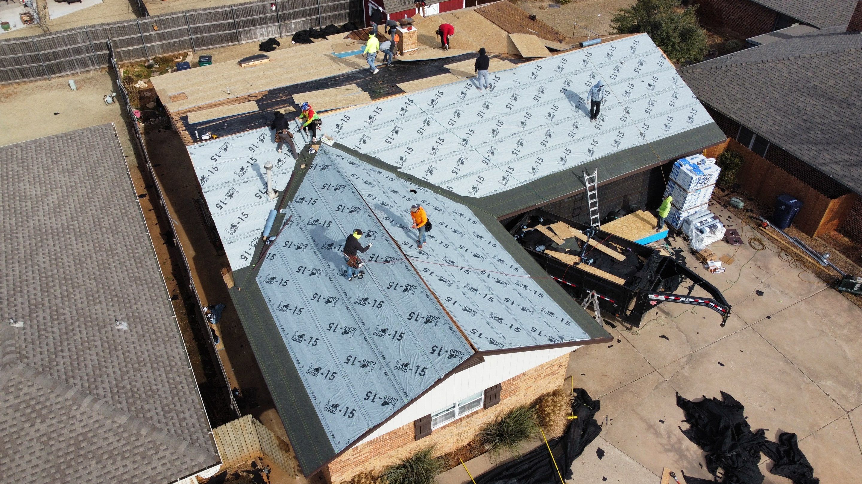Malarkey Class 3 Antique brown install by Icon Roofing And Construction 