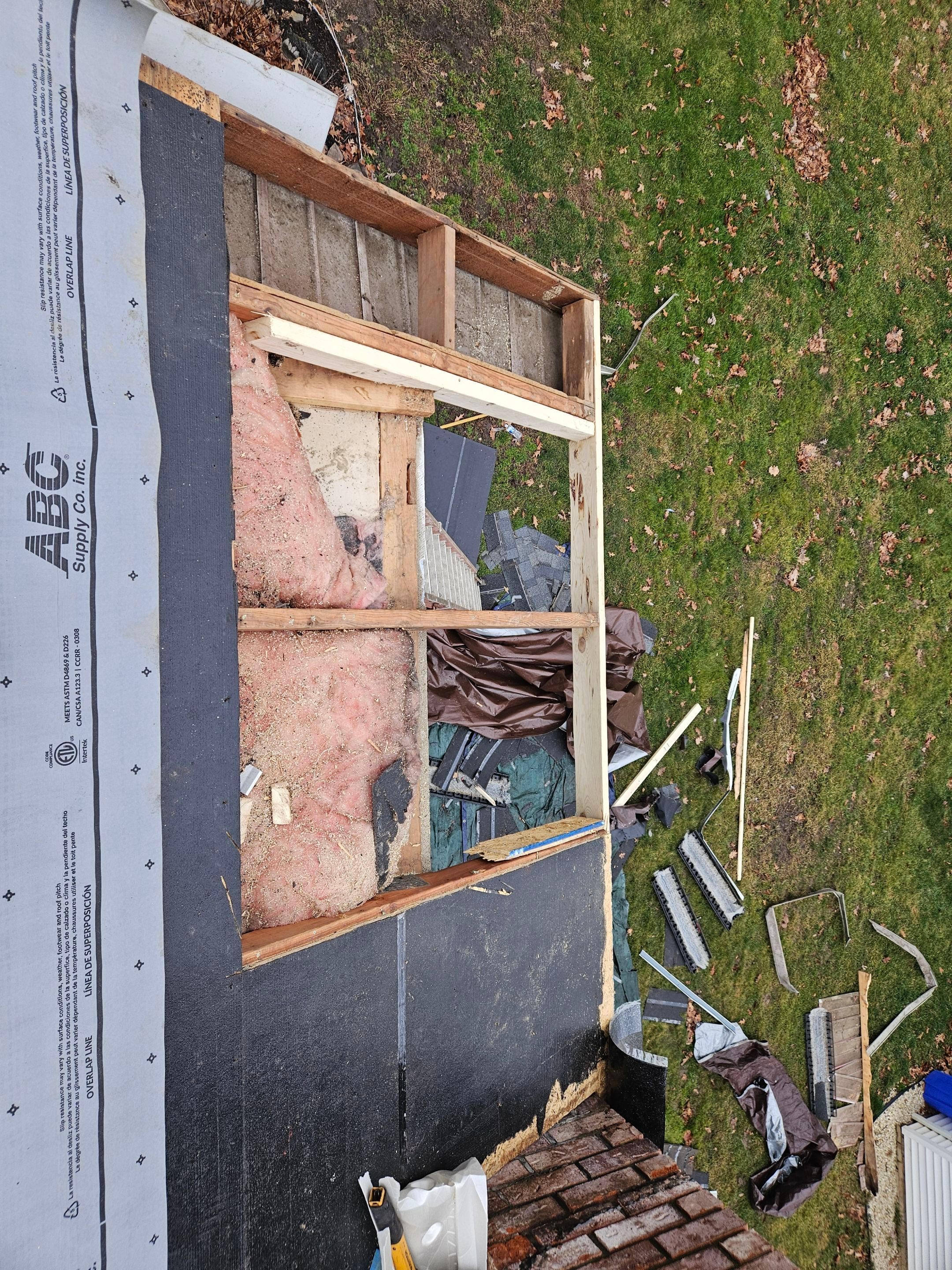 Residential Roof Replacement using Owens Corning Onyx Black by Absolute Roofing and Construction