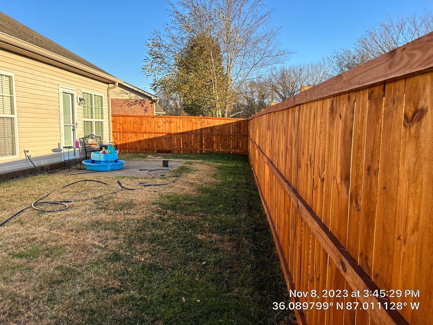 New Fence Stain Project by Nashville House Painters
