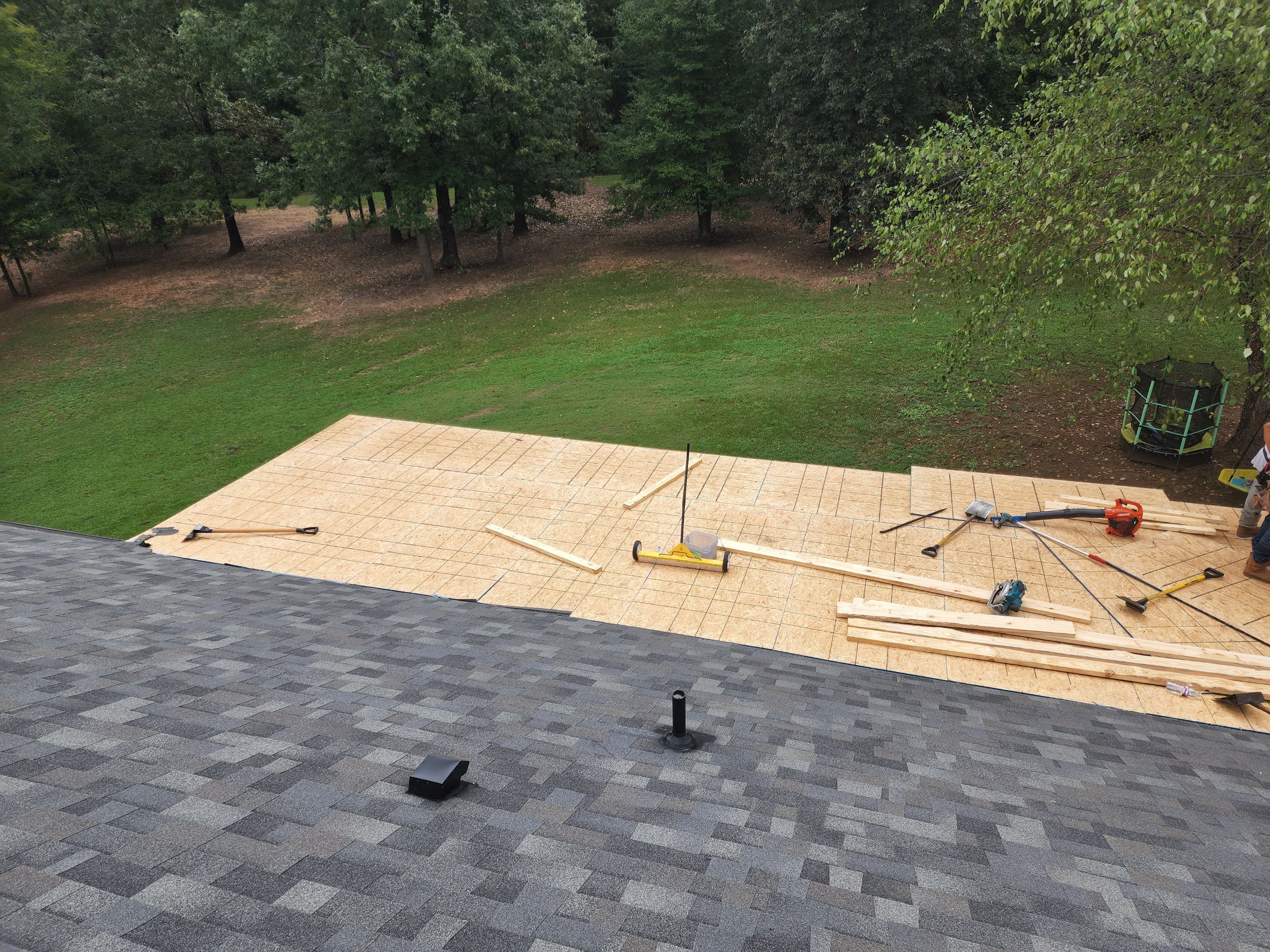 Residential Roofing Installation using Malarkey Architectural Highlander NEX by Hostetler Roofing