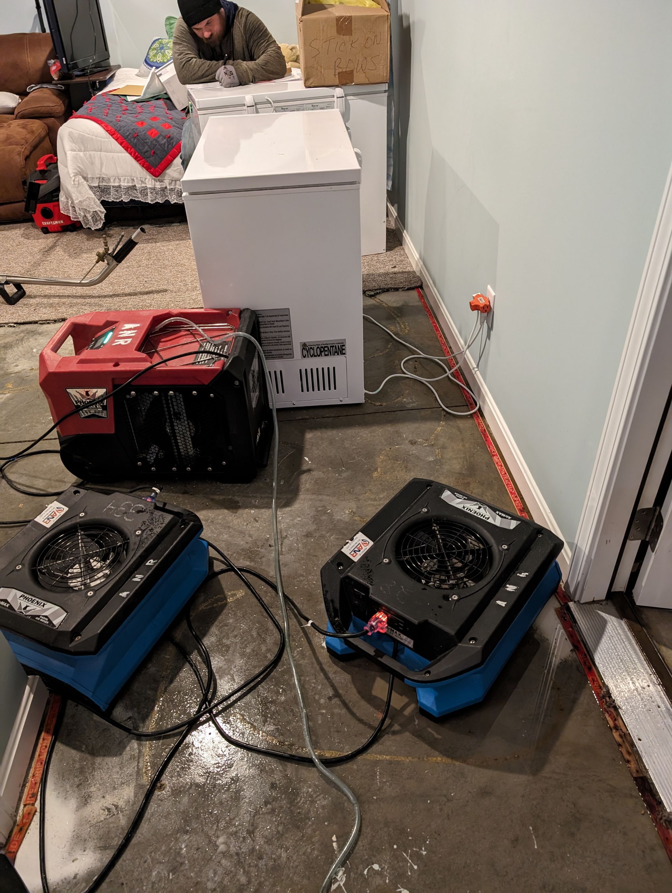 Emergency Service Flood in Basement by ANR Restoration