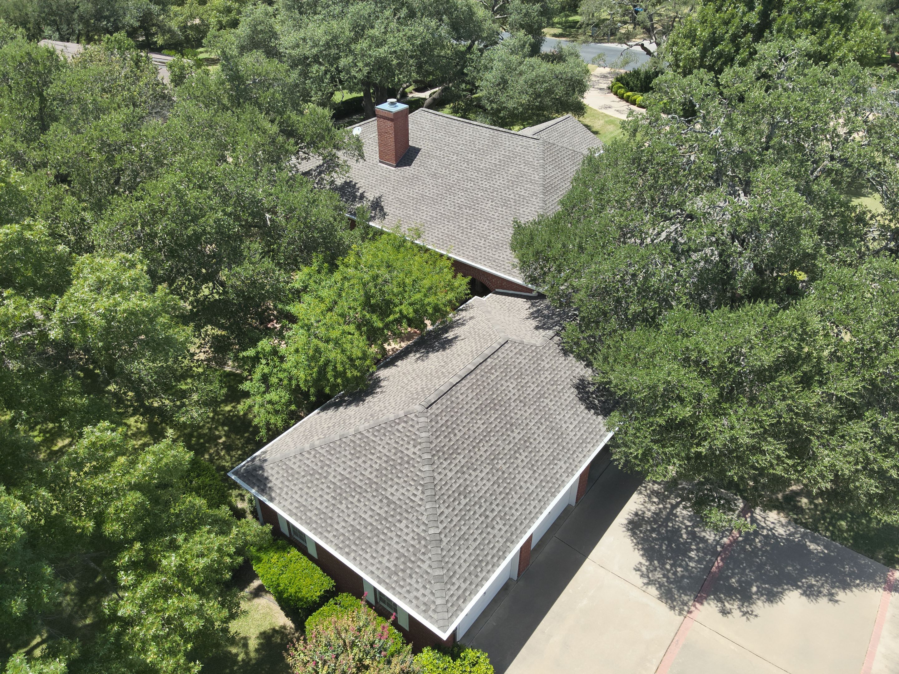 Residential Roof Replacement using GAF - HDZ - Weathered Wood by Action Exteriors