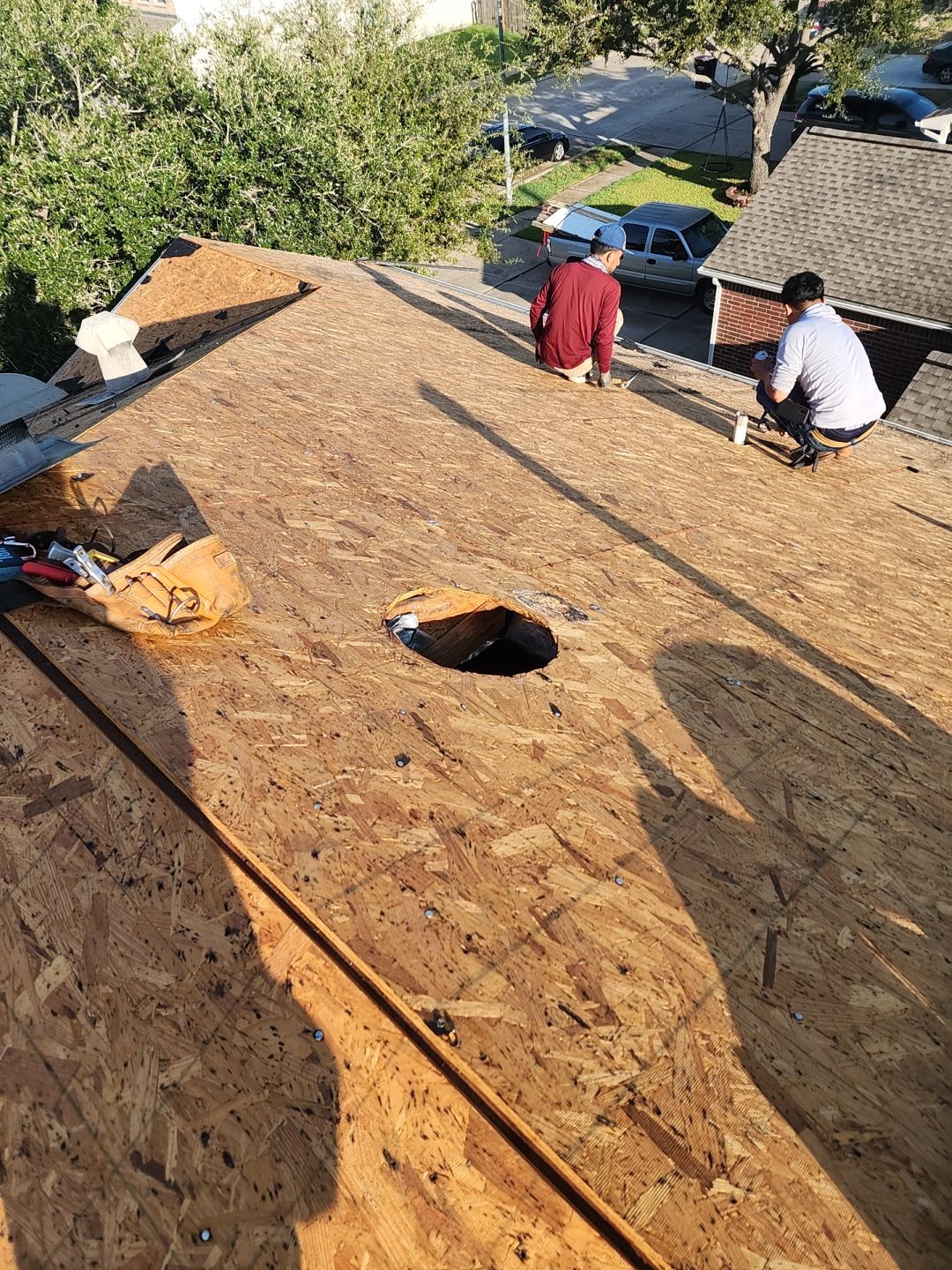 Residential Roofing Installation using Owen's Corning Duration (Lifetime) Shingles by Roof Repair Company