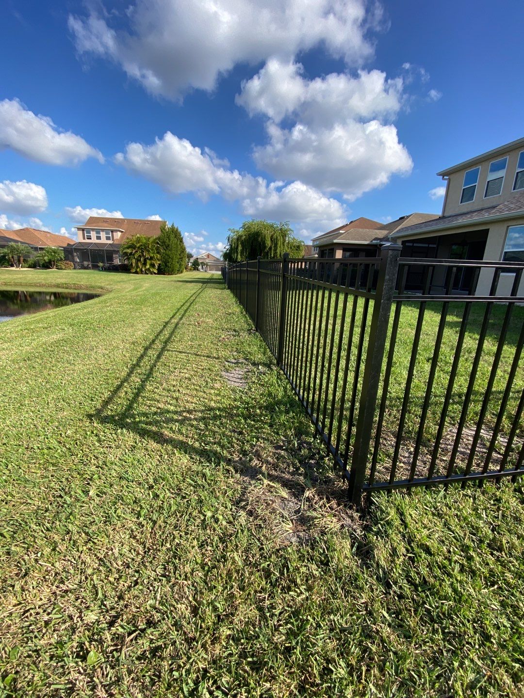 Bradenton, FL 4 ft. Tall 3-Rail Black Aluminum Fence by Asap fence and gates, LLC