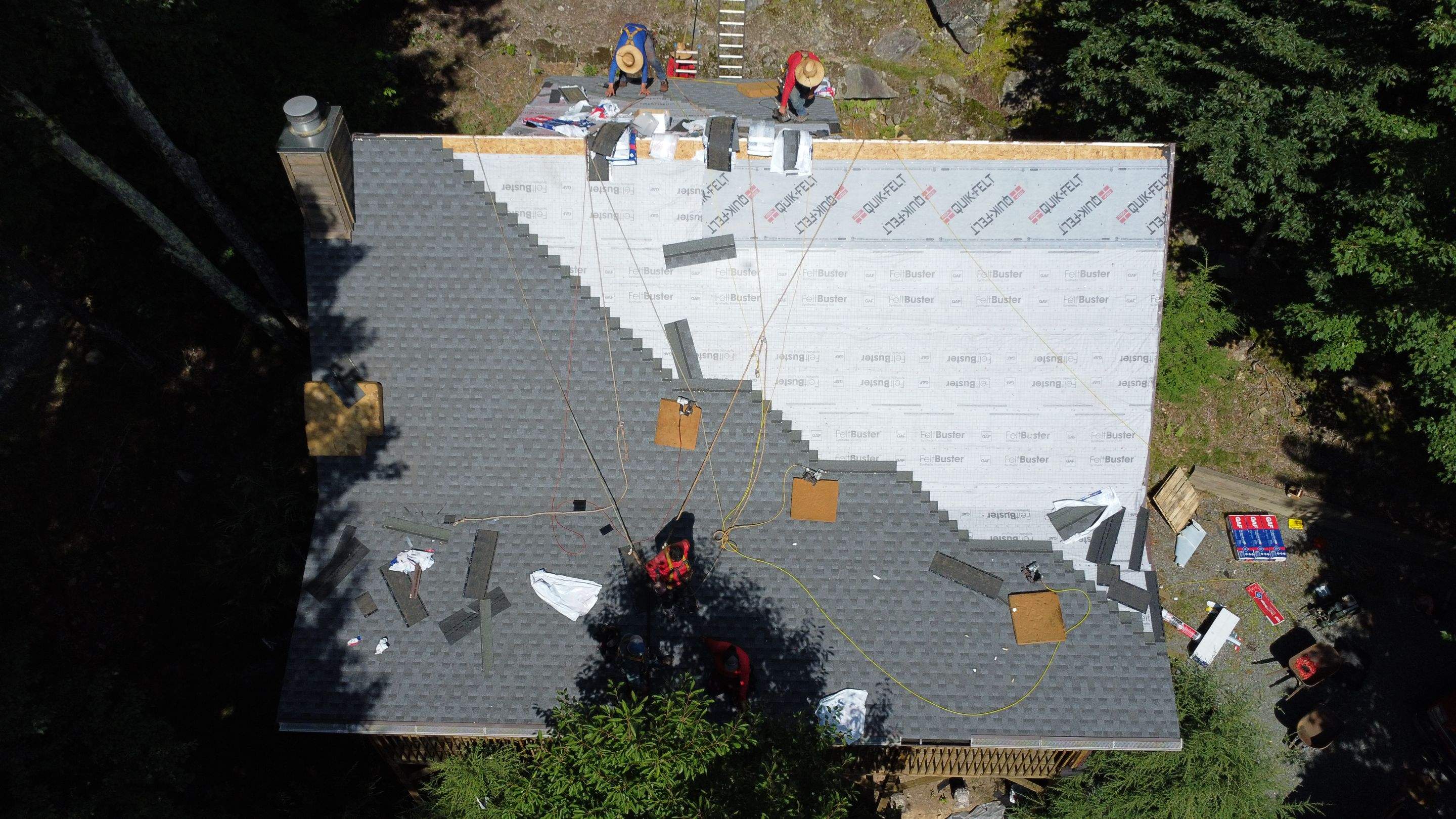 New Roof and 6" Gutters Installed by Peak 2 Peak Services LLC