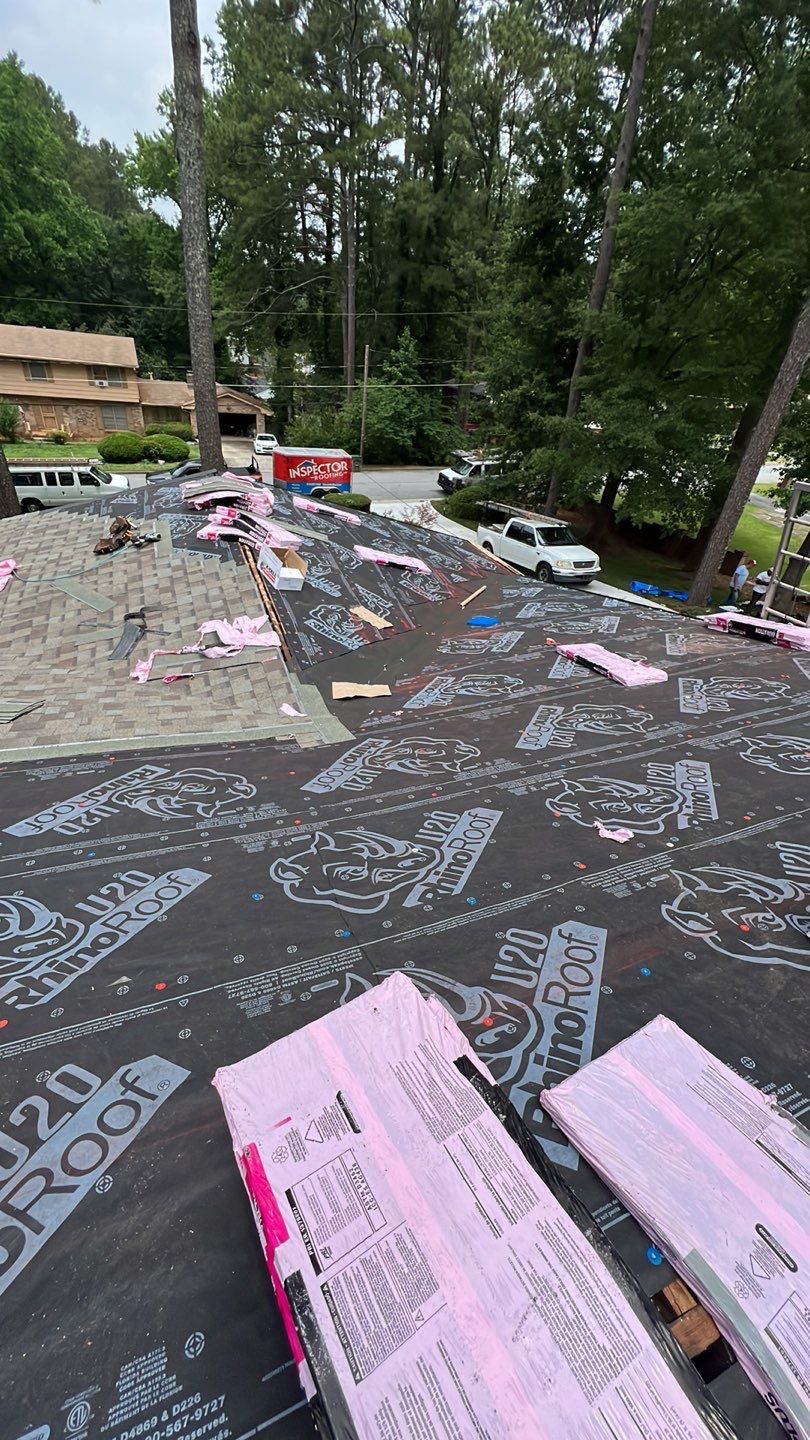 Residential Roofing Installation using Owens Corning by Inspector Roofing and Restoration