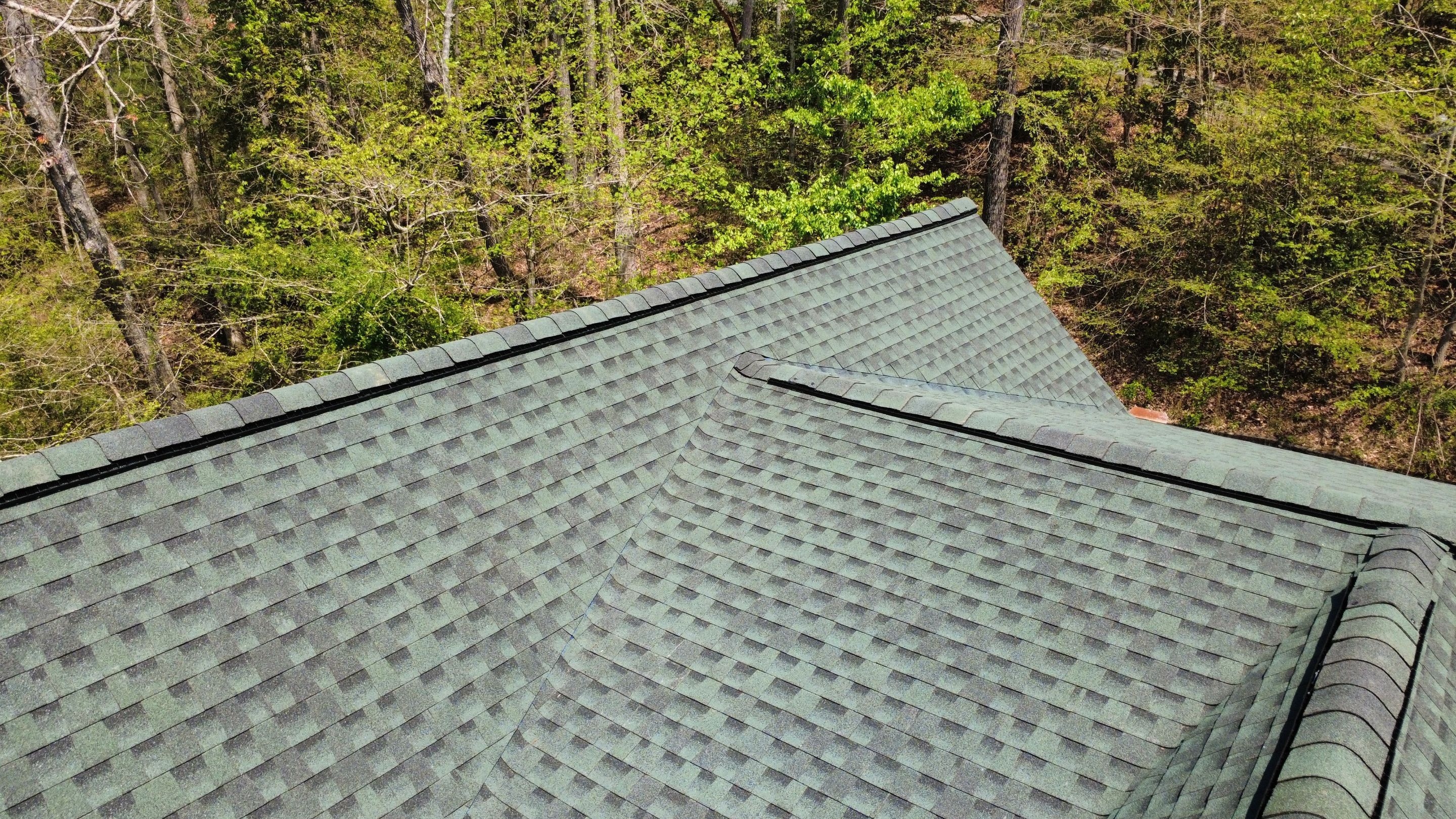 Blue Ridge, GA Roof Replacement GAF Timberline HDZ Hunter Green by Reset Roofing