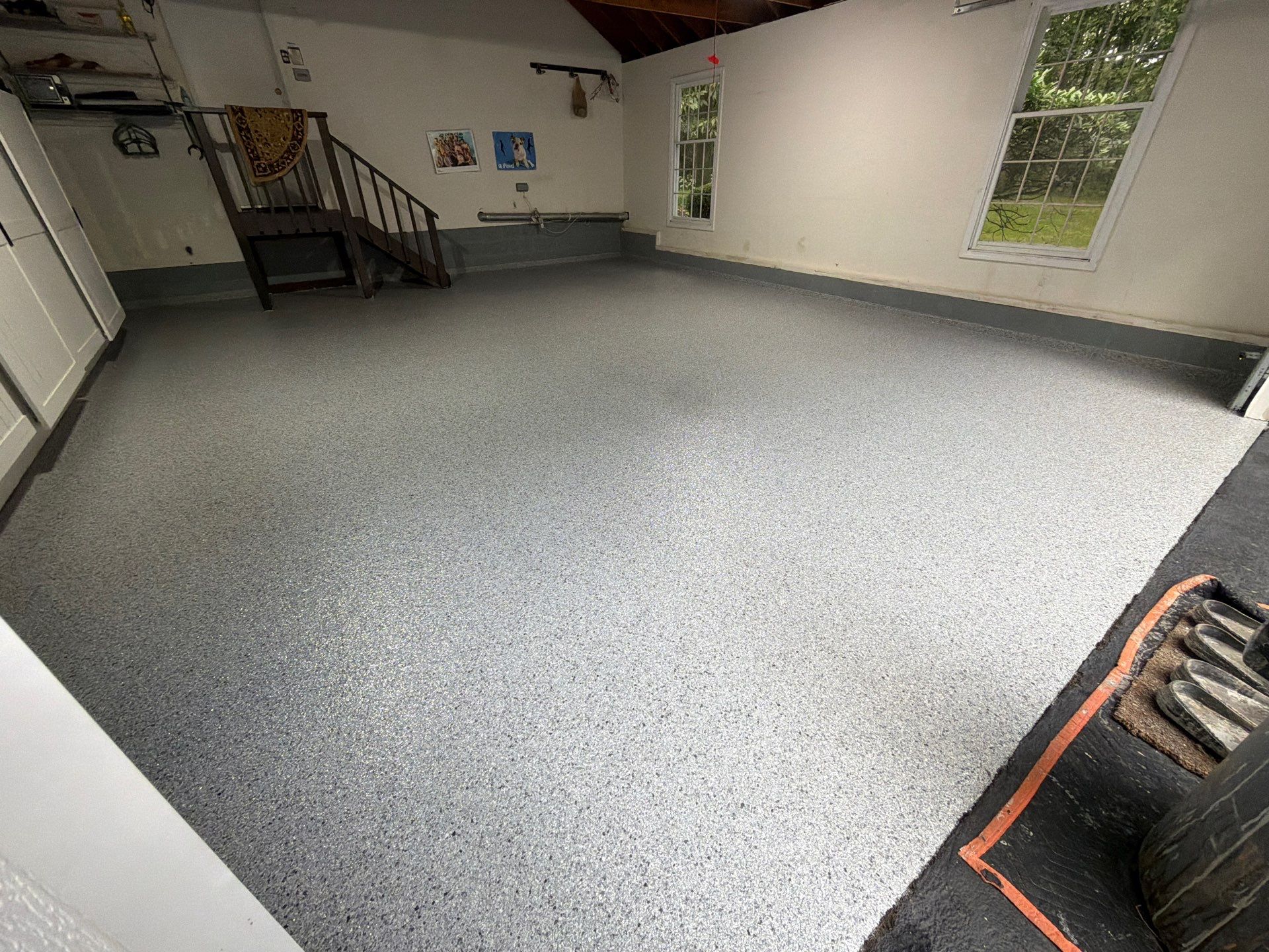 Vintage Silverado Garage Coating by NG Masonry & Construction LLC
