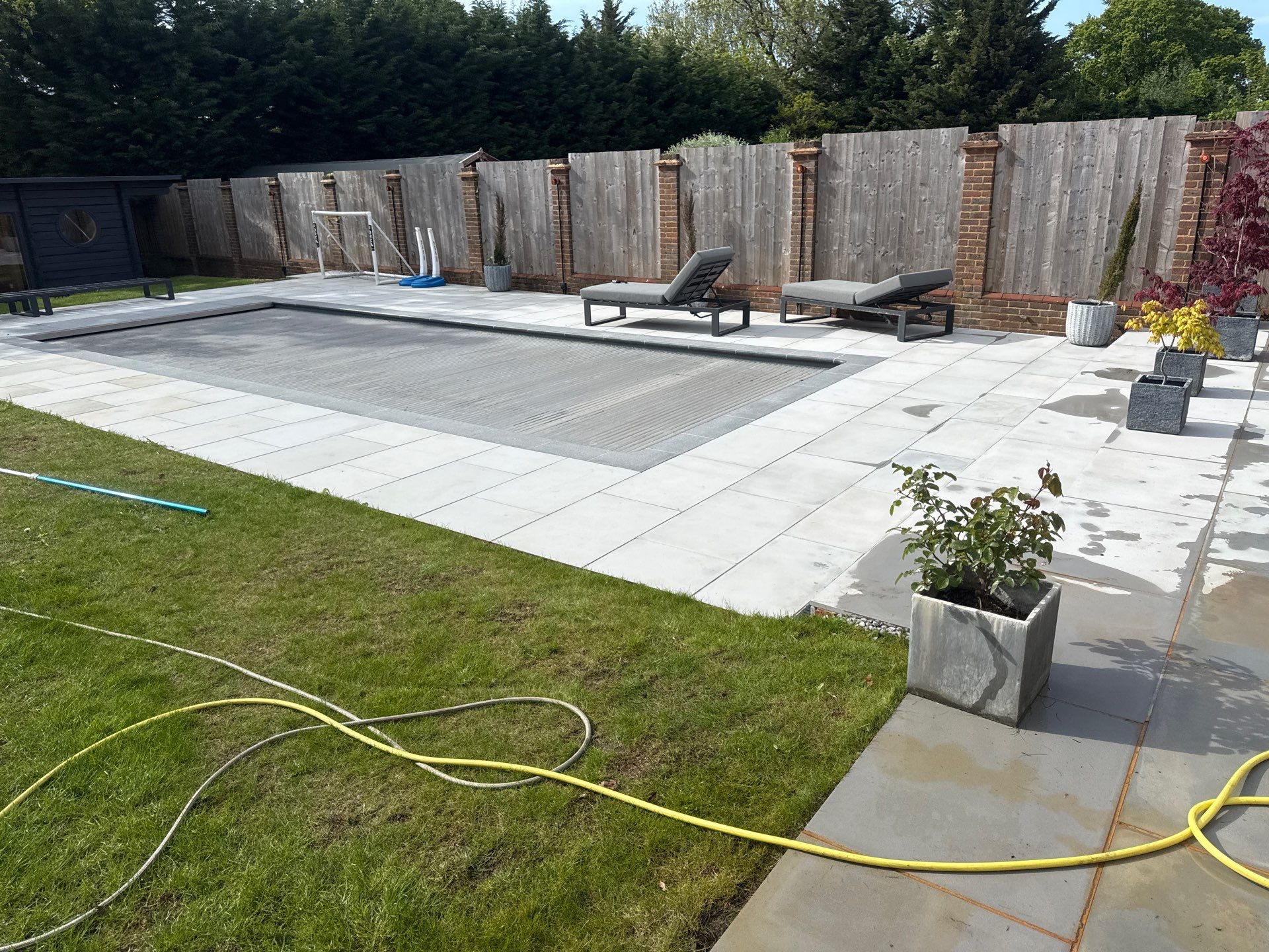 Patio and Pagola clean by Ges Exterior Cleaning ltd