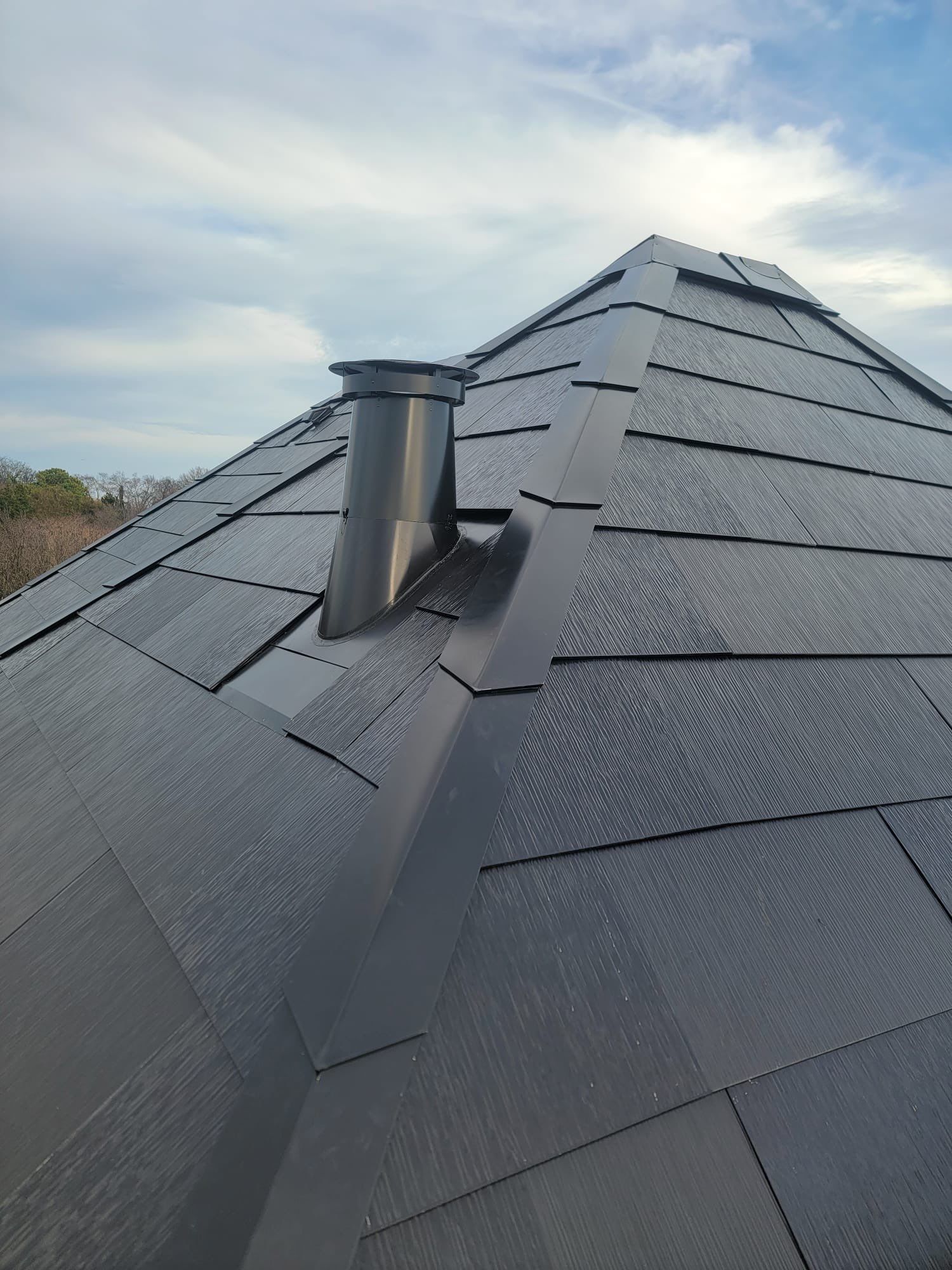 Tesla Solar Roof in Virginia Beach by American Home Contractors