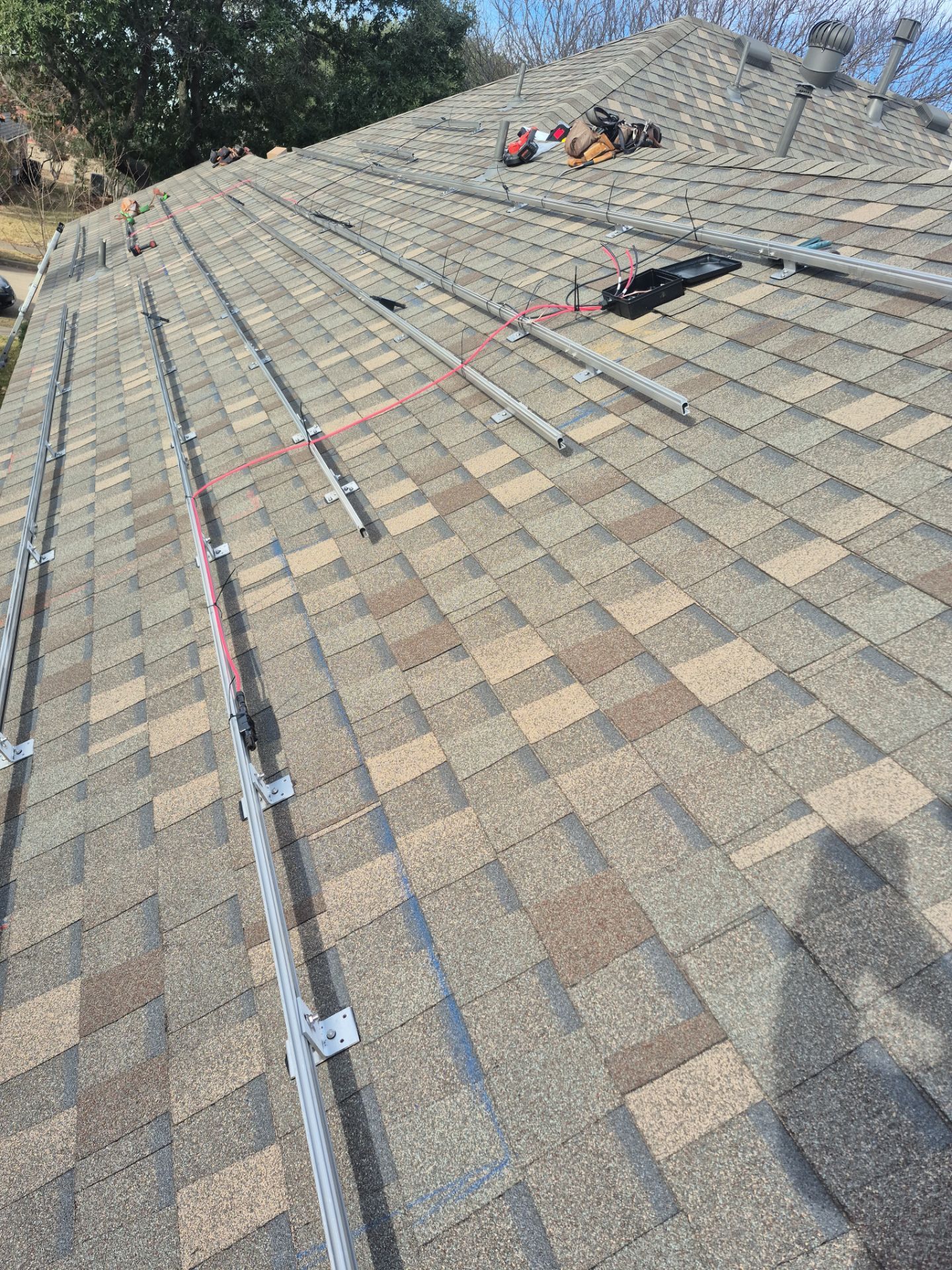 Tesla Install in Allen TX by Trojan Solar