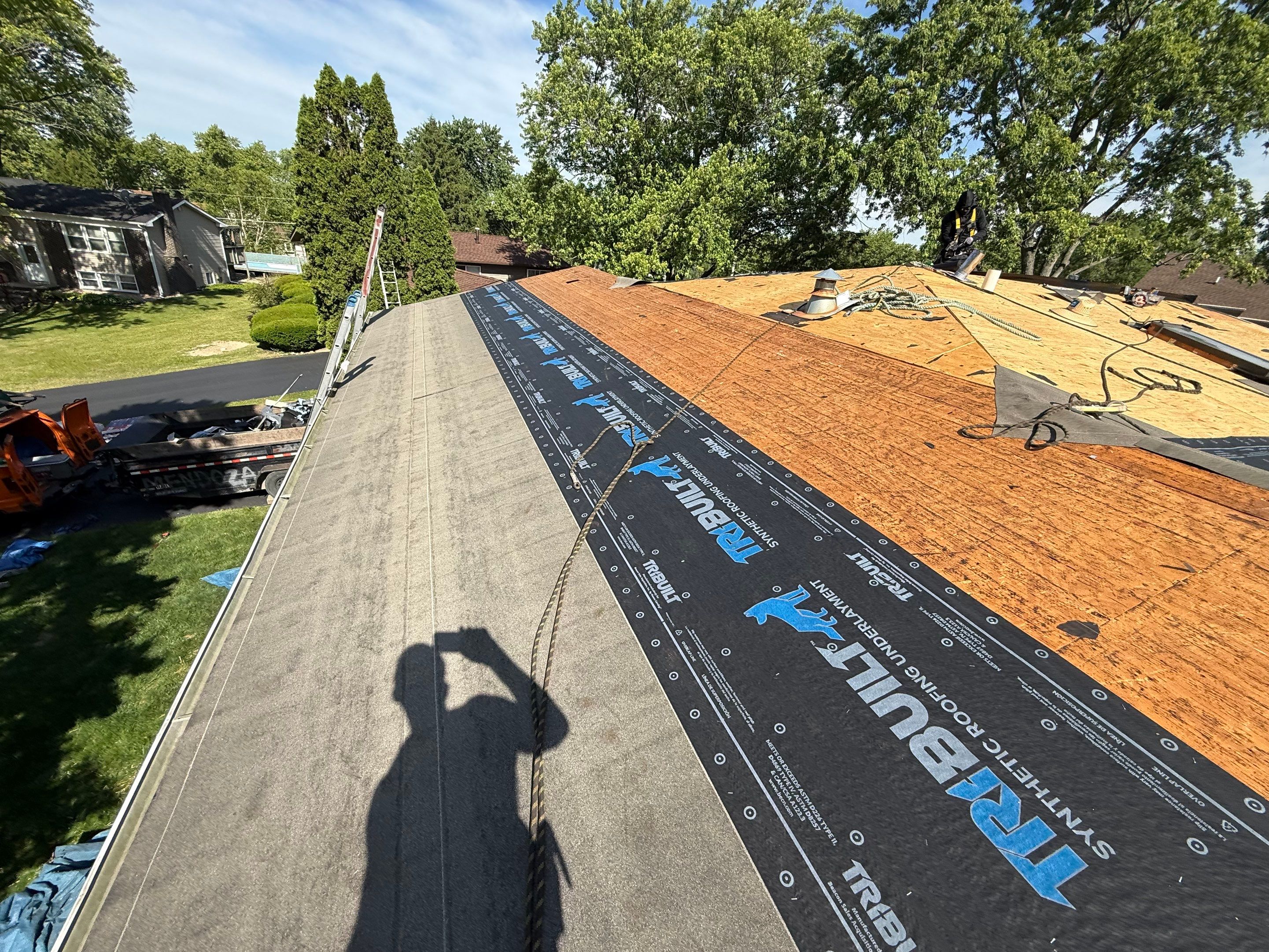 Roofing with GAF and gutters by Optimal Home Improvement 