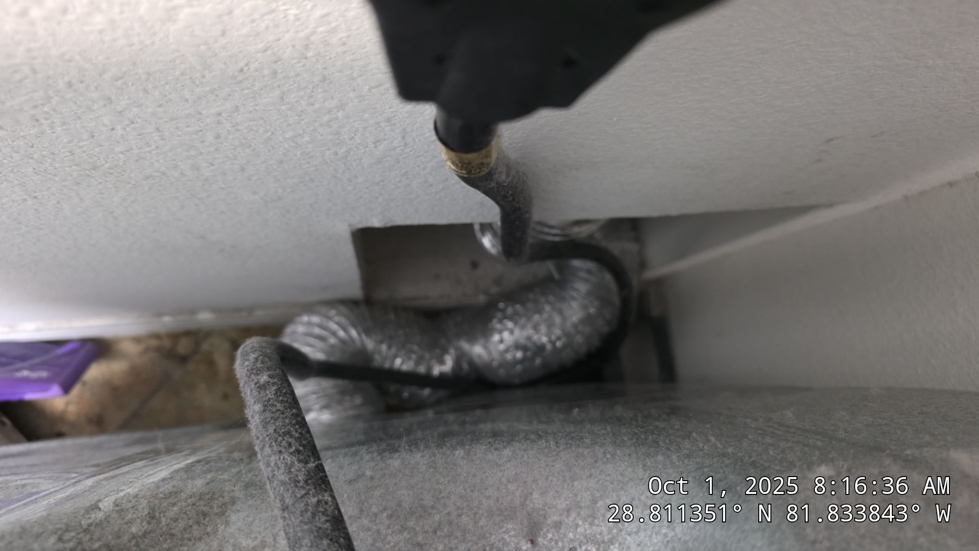 Dirty Dryer Vent in Leesburg by Hygienic Air, Inc