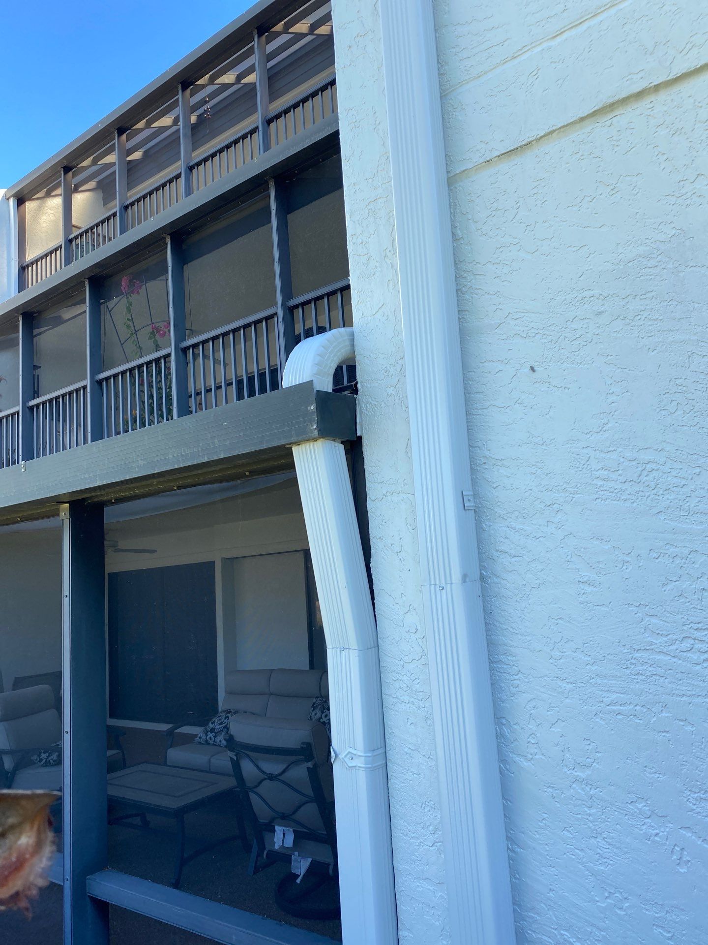 Gutter cleaning all buildings are the same for 6 units in Fort Myers FL by Gutter Professors