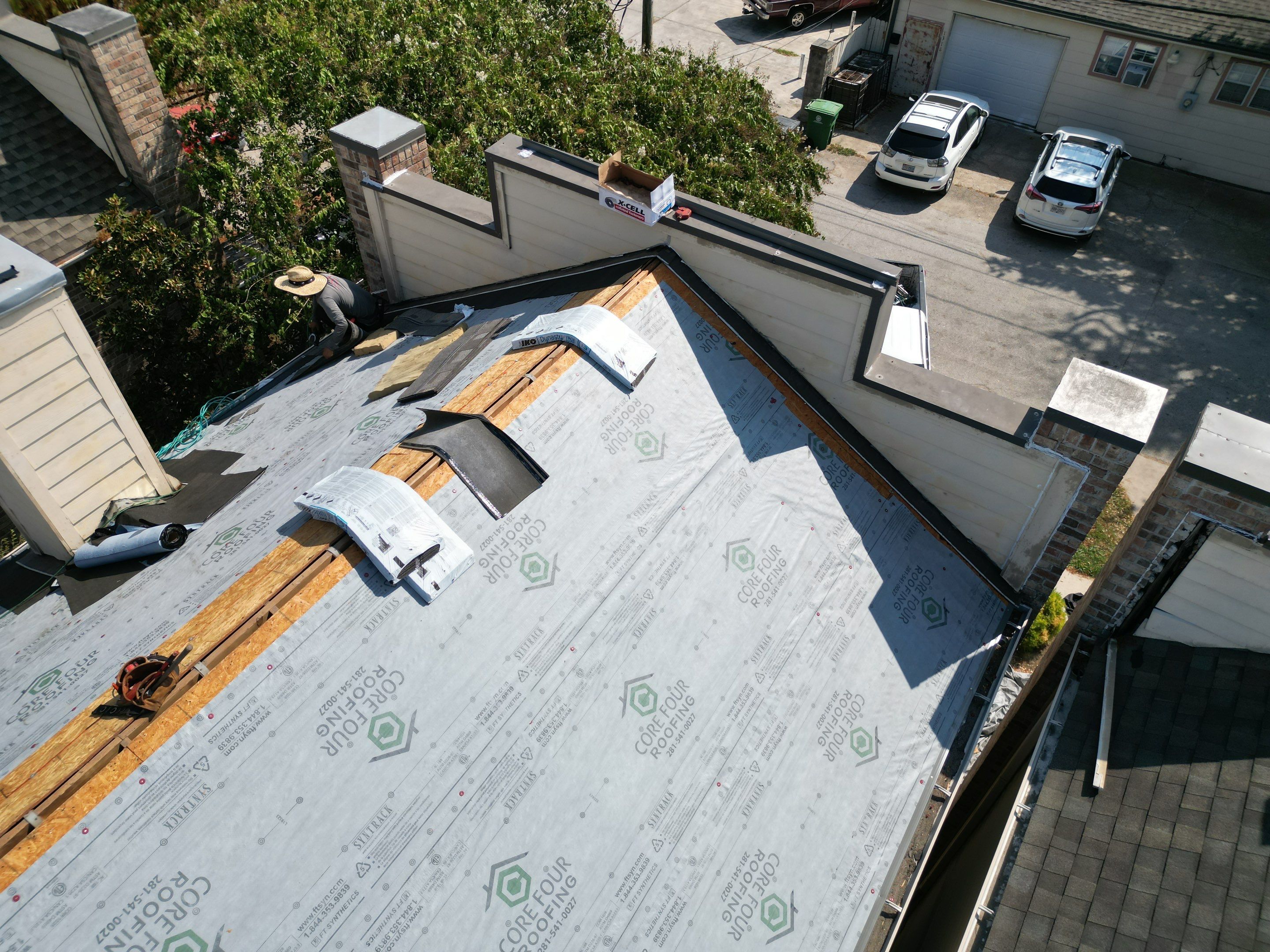 Residential Roofing Installation near Downtown by Core Four Roofing