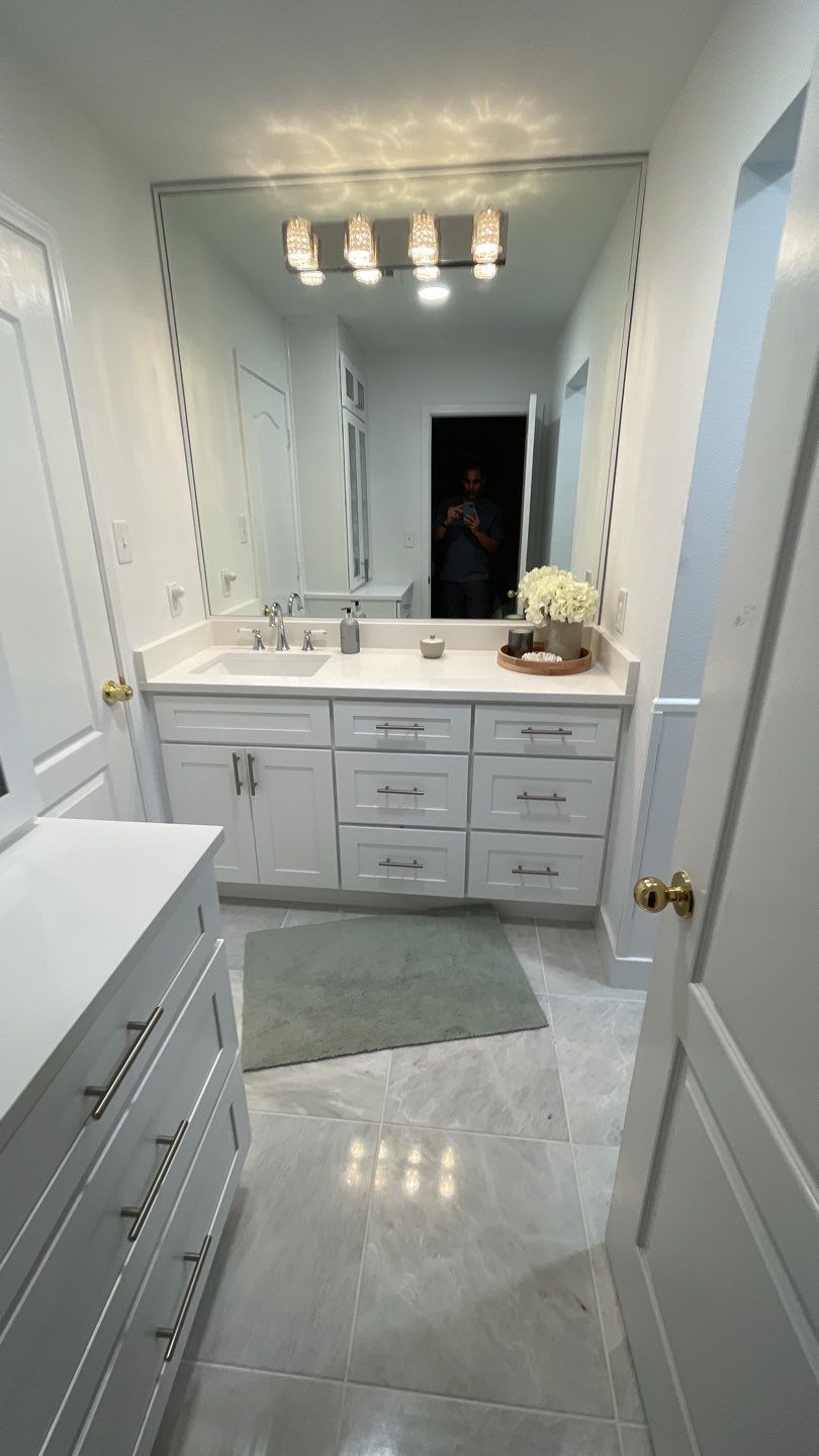Full Bathroom Remodel by First United Roofing & Construction