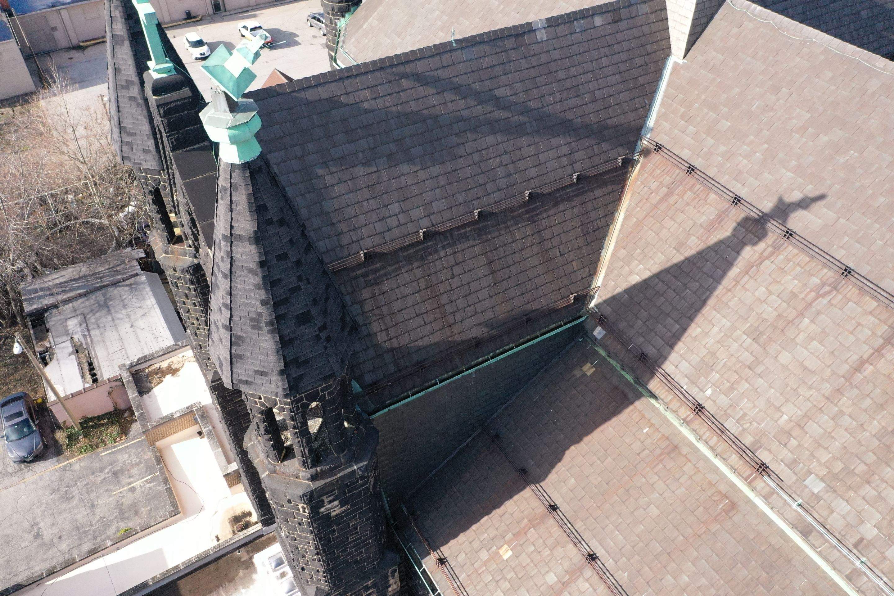 Drone Inspection by Absolute Roofing and Construction