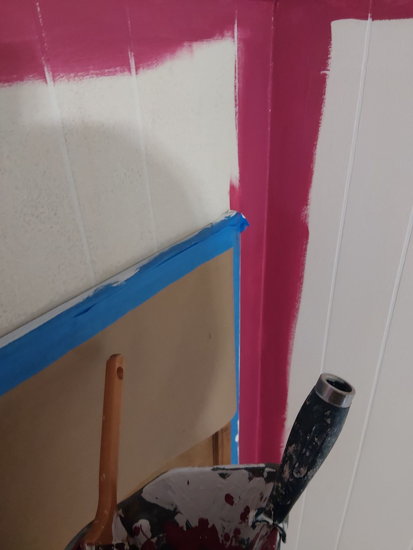 Interior Transformation: Refreshing Wood Paneling by Legendary Services Company LLC.