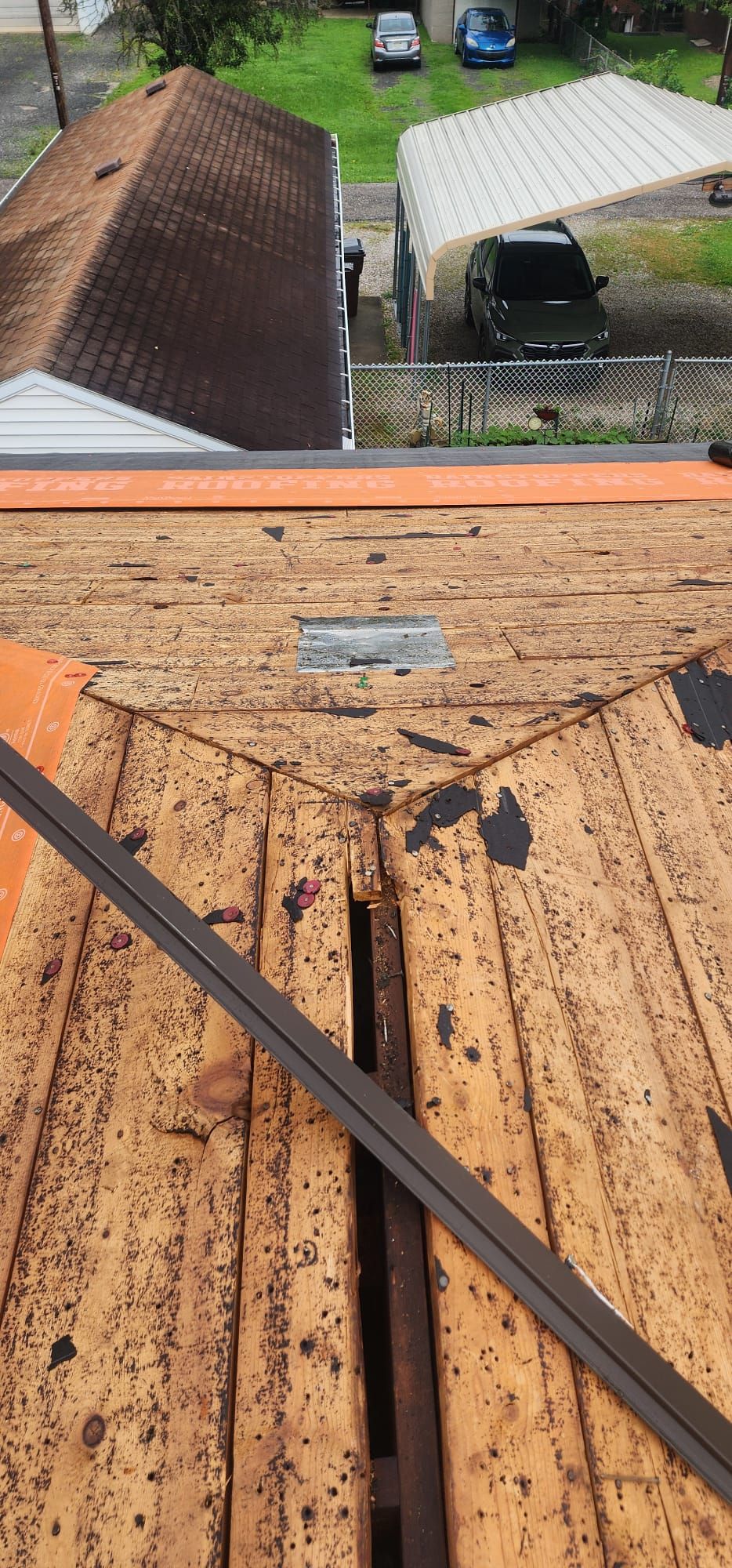 Residential Roofing Installation using GAF Timberline HDZ Mission Brown by Rainstoppers Roofing