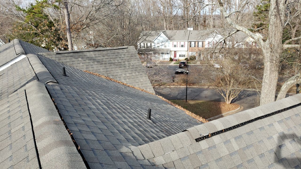 Gutter Cleaning using water by Power Wash Masters LLC