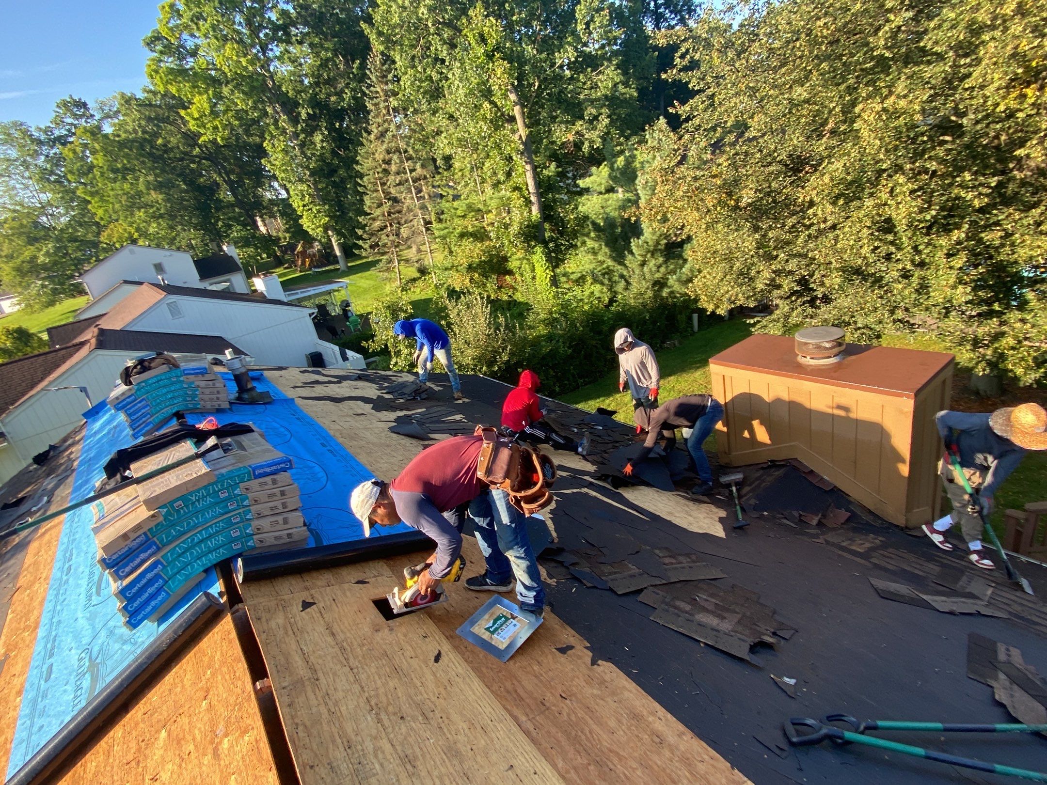 Roof Replacement using CertainTeed Landmark by 180 Contractors