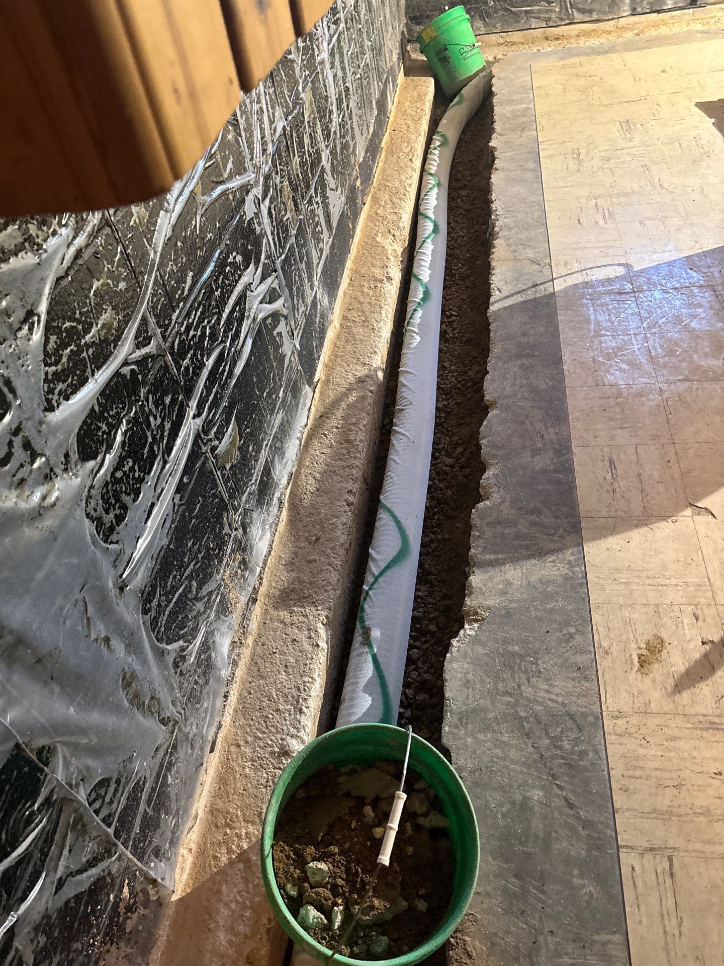 Helping Dan Get Going on His Remodel by Waterproofing Northeast