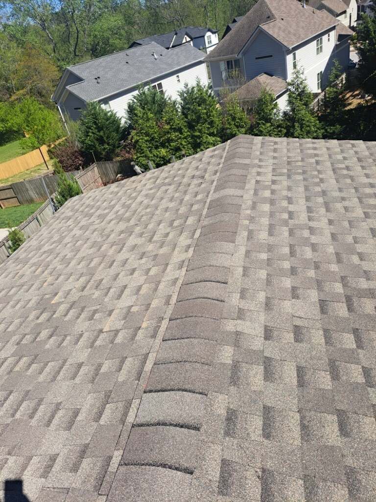 partial replacement w/ matching shingle by Nailed It Roofing & Remodeling LLC