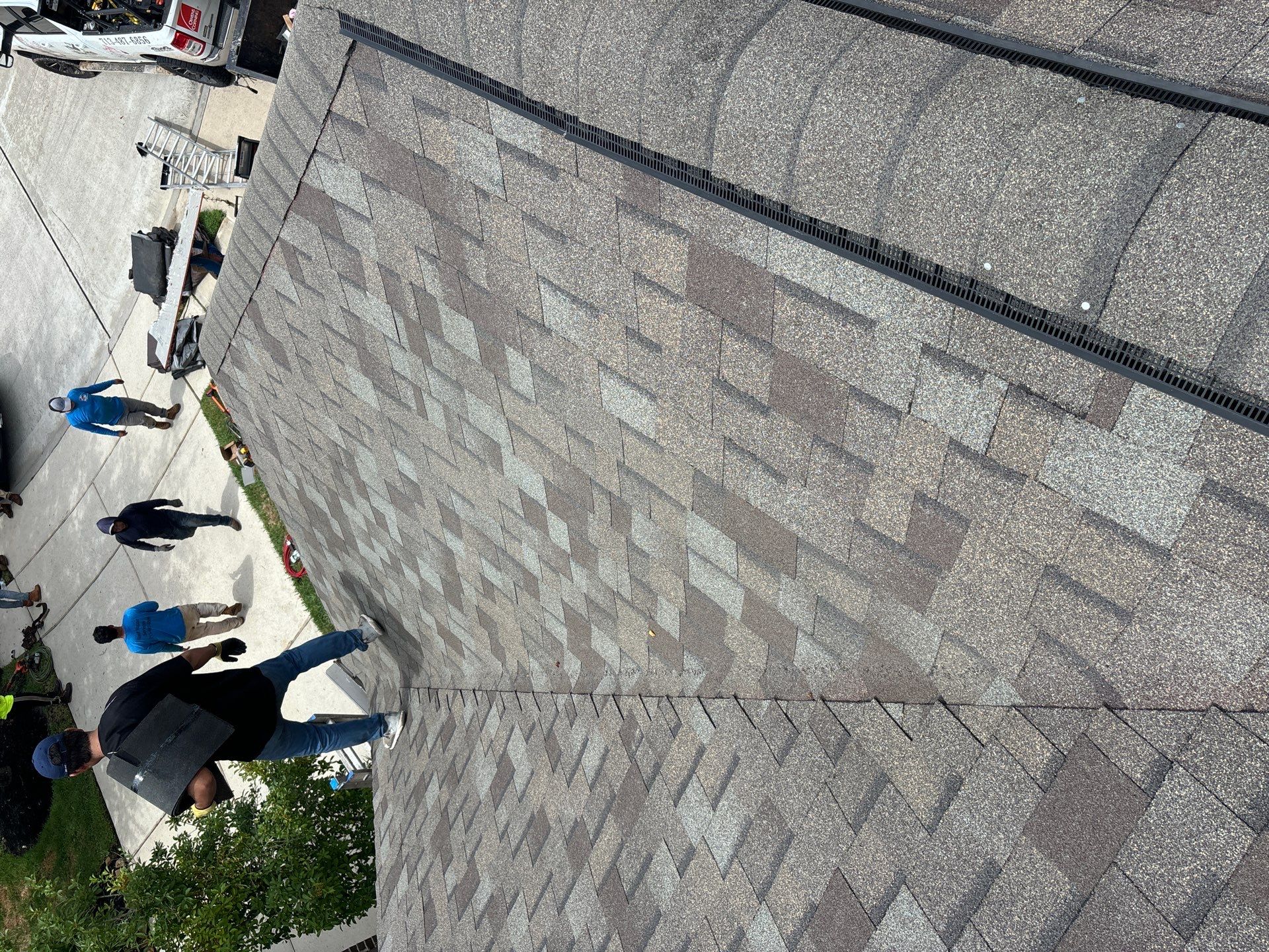 Residential Roofing Installation using Owen's Corning Duration (Lifetime) Shingles by Roof Repair Company