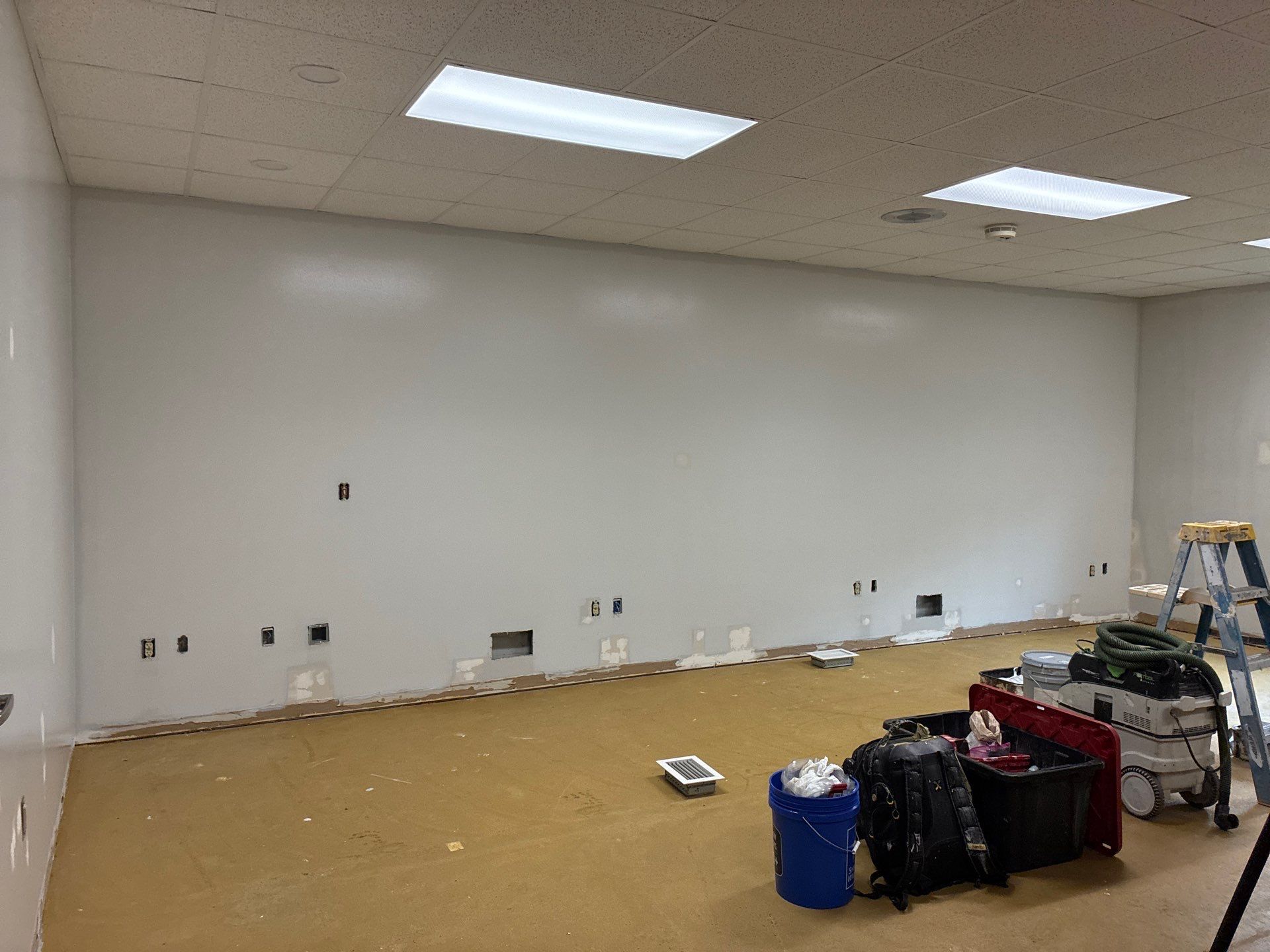 Interior Painting | Muskegon Township Fire Station Bunk Room by Gordon Painting