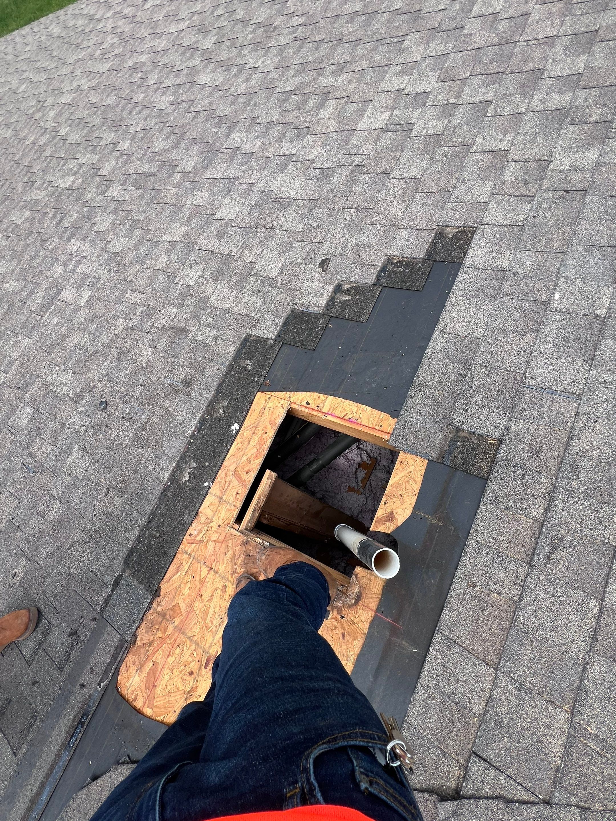 Hail Damage using Owen's Corning Duration (Lifetime) Shingles by Roof Repair Services LLC