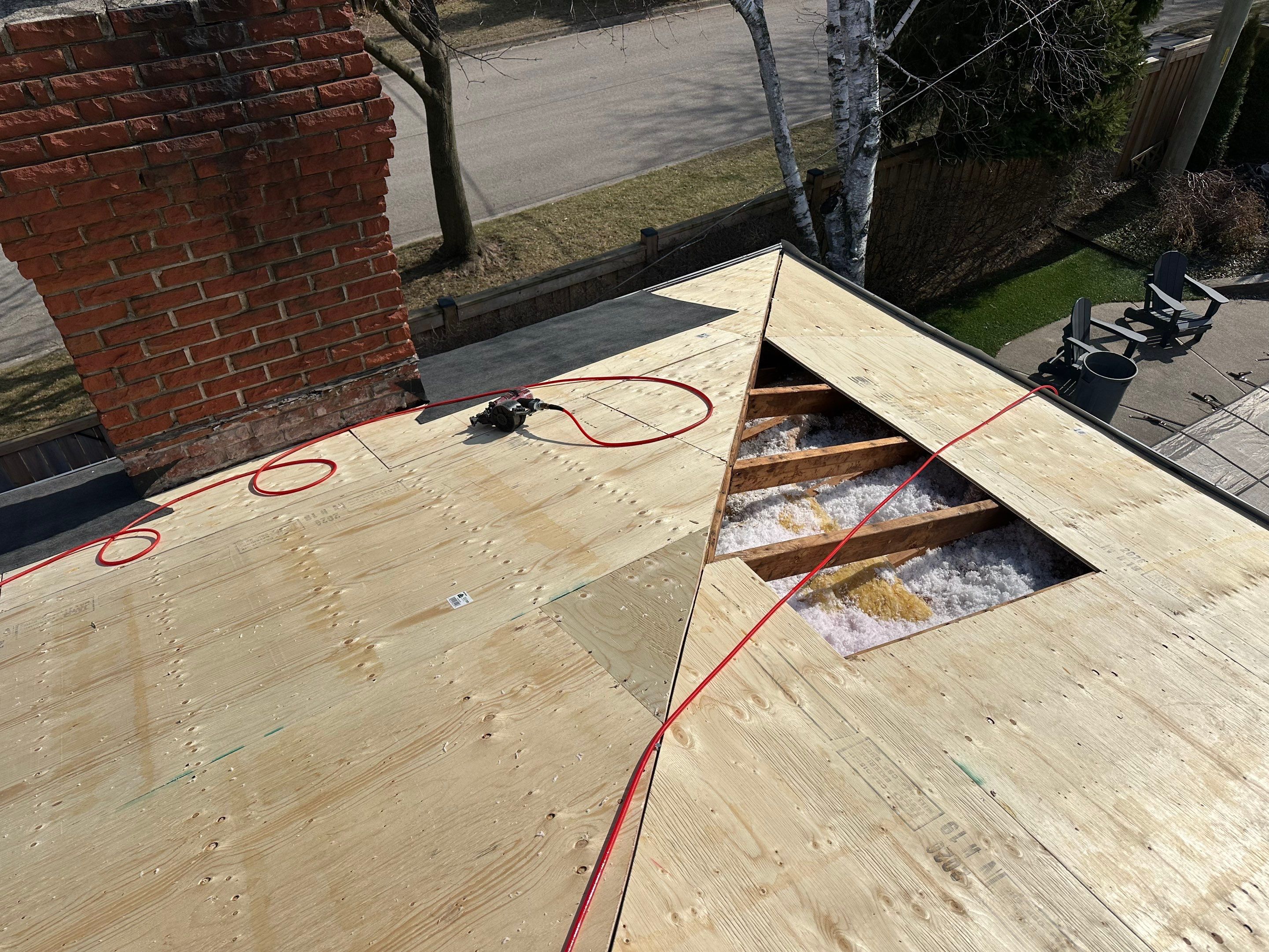 Project in Burlington by The Roofing Crew