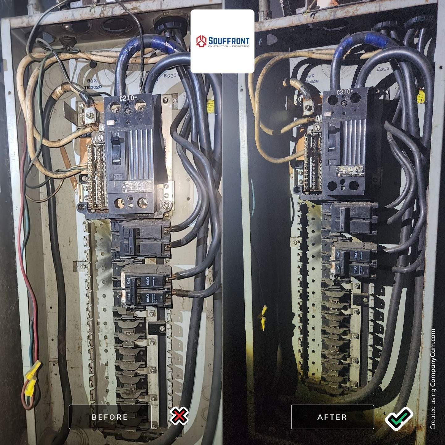 Electrical Panel Double Tap Repair - Miami, Fl by Souffront Construction & Engineering