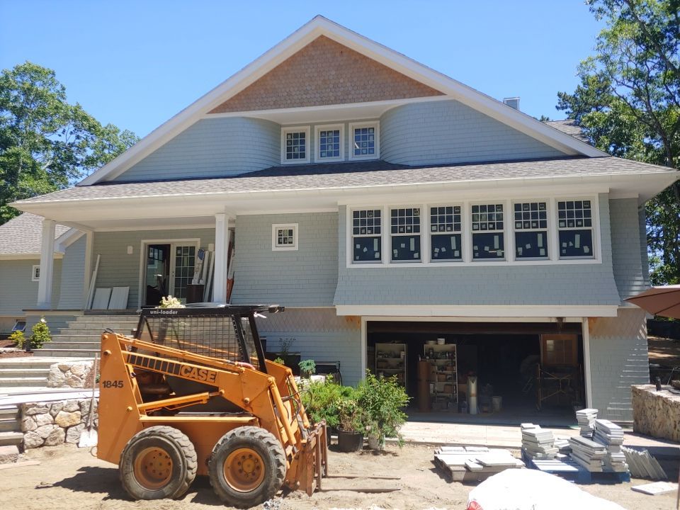 East Falmouth, MA Gutter Installation using 6" Half Round Aluminum Gutter by Gutter Pro Enterprises