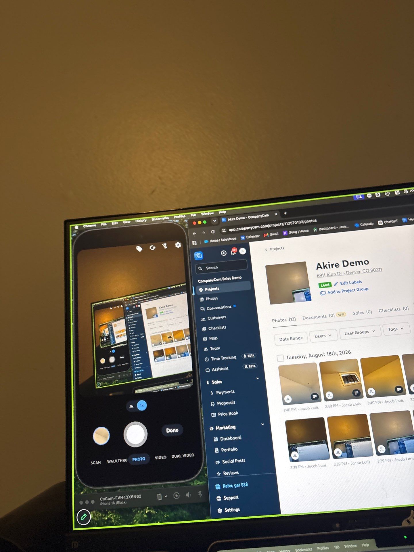 Interior Wall Refresh and Low Voltage Prep in Denver by CompanyCam Sales Demo