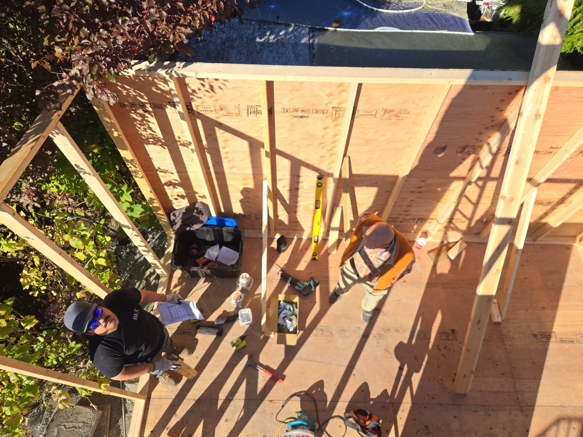 Backyard Transformation — Custom Shed, Paver Patio & Retaining Wall by Habanero Garden and Exterior Care