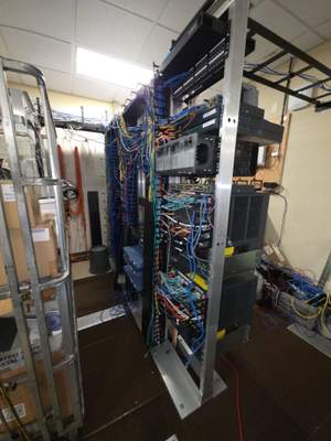 Structured cabling installation by CimaSolutions