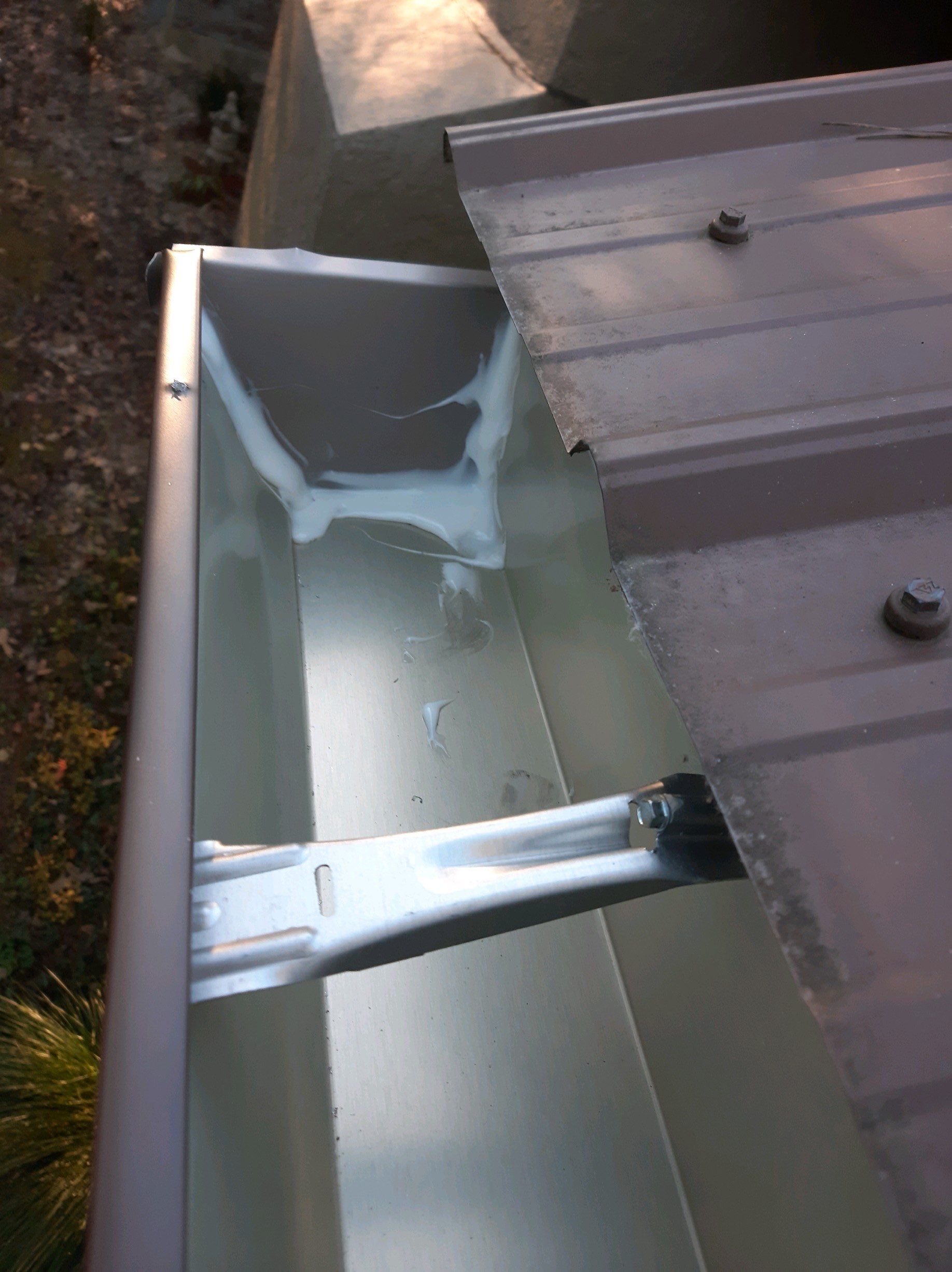 Gutter Installation using Royal Brown K-Style Seamless Gutters and LeafBlaster Pro Gutter Guards by Gutter Professors