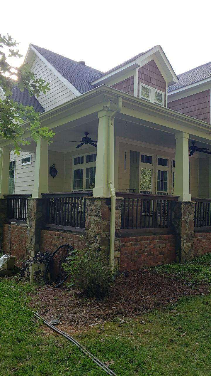 House Wash using cleaner by Power Wash Masters LLC
